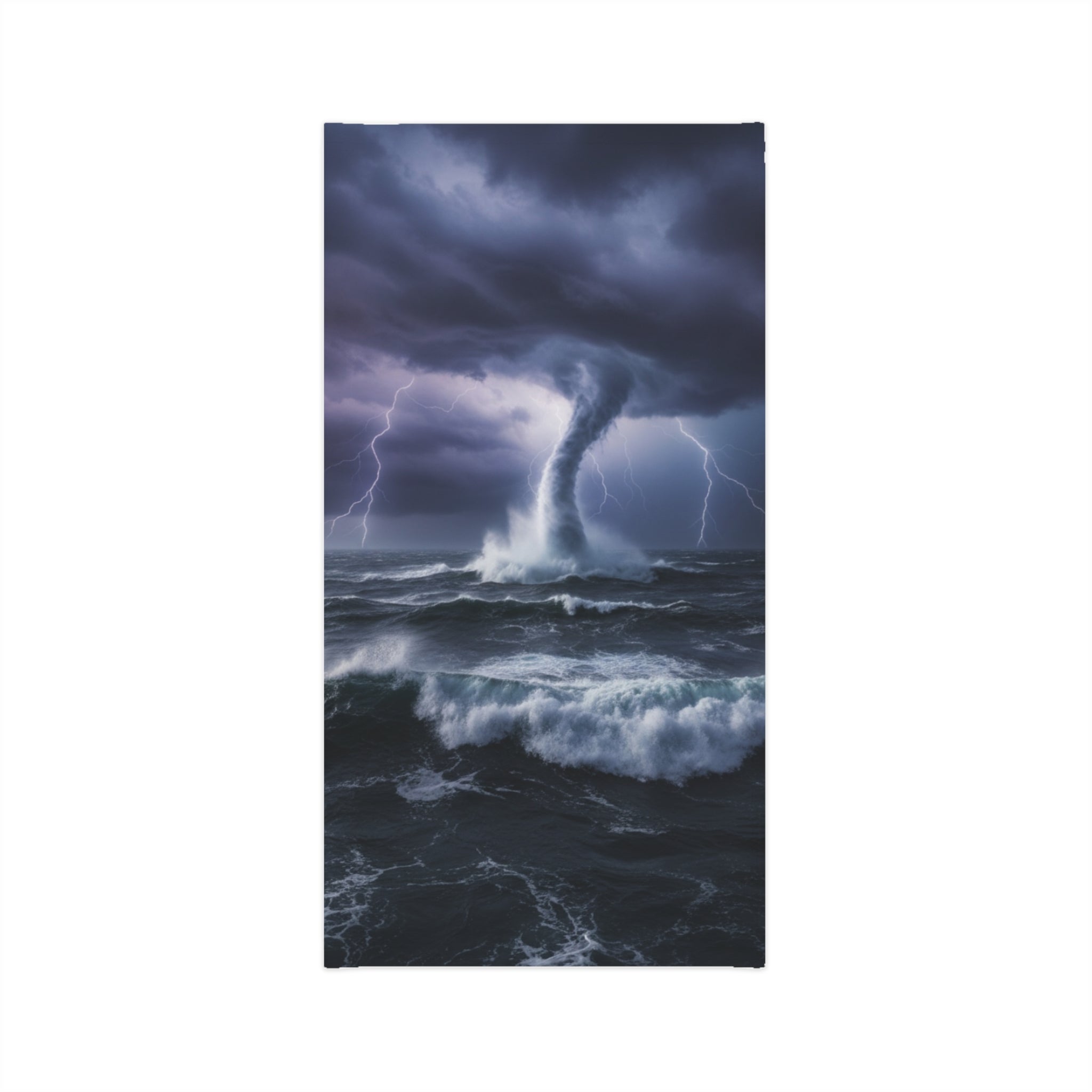 Tornado Ocean Neck Gaiter — Stormy Sea Lightweight Face & Neck Cover