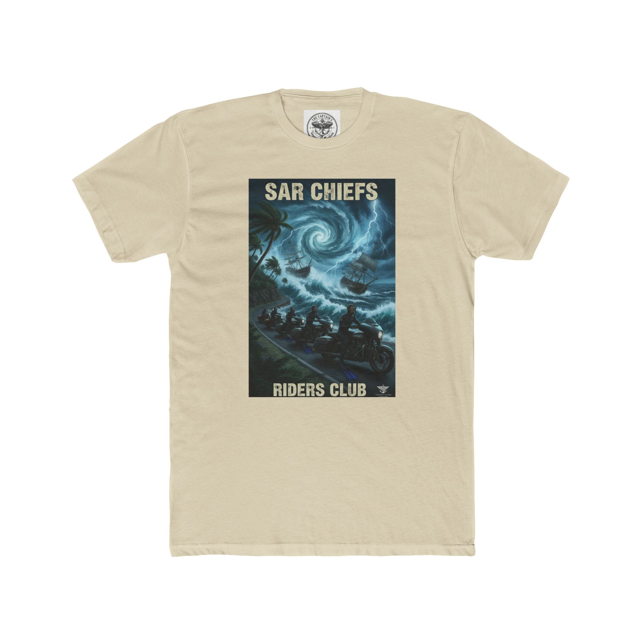 Surf Chiefs Riders Club Tee — Vintage Stormy Wave Surfing Graphic T-Shirt