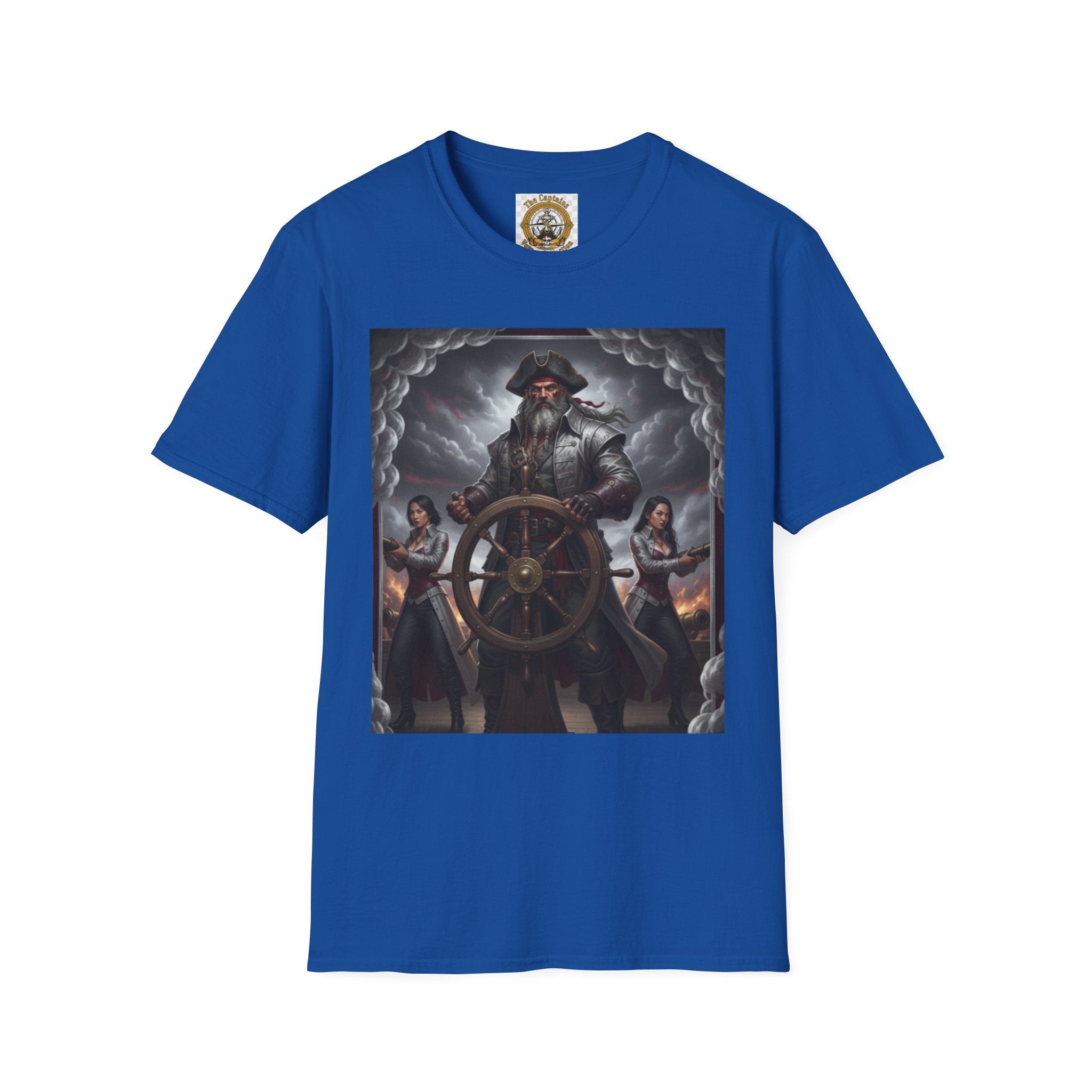 Pirate Captain T-Shirt — Vintage Nautical Adventure Graphic Tee