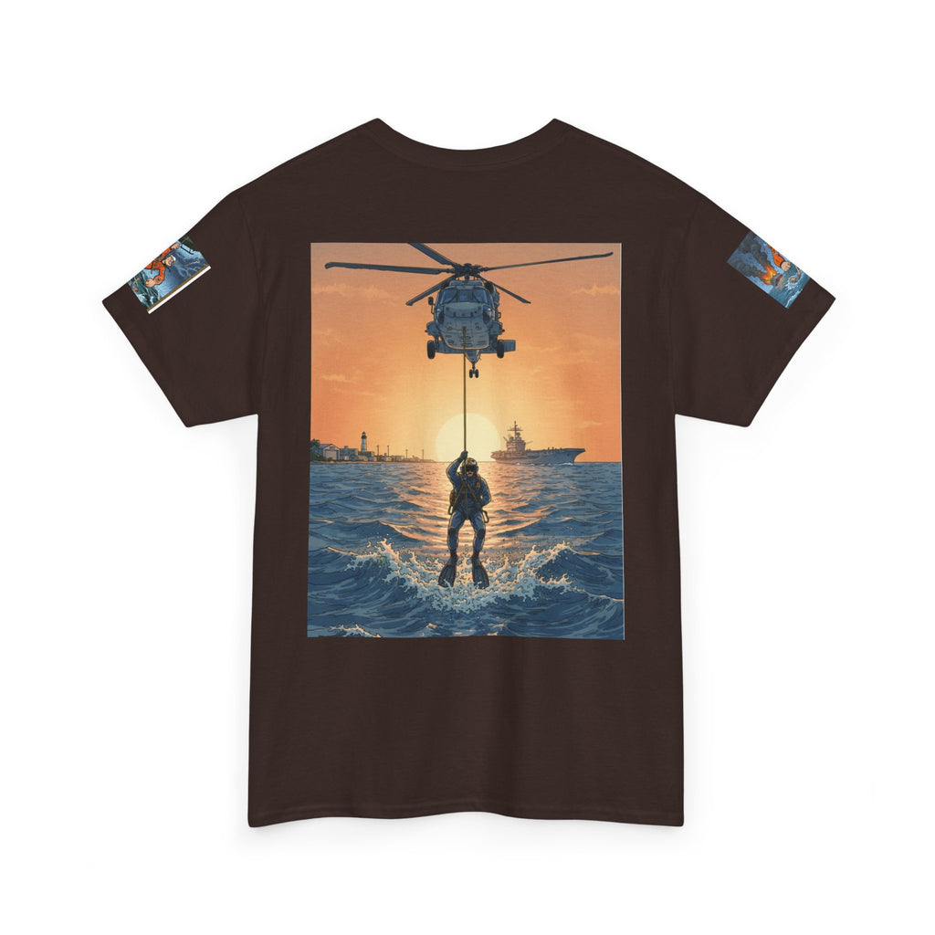 Rescue Swimmer Tee — NAS Pensacola Search & Rescue Helmet Tag T-Shirt