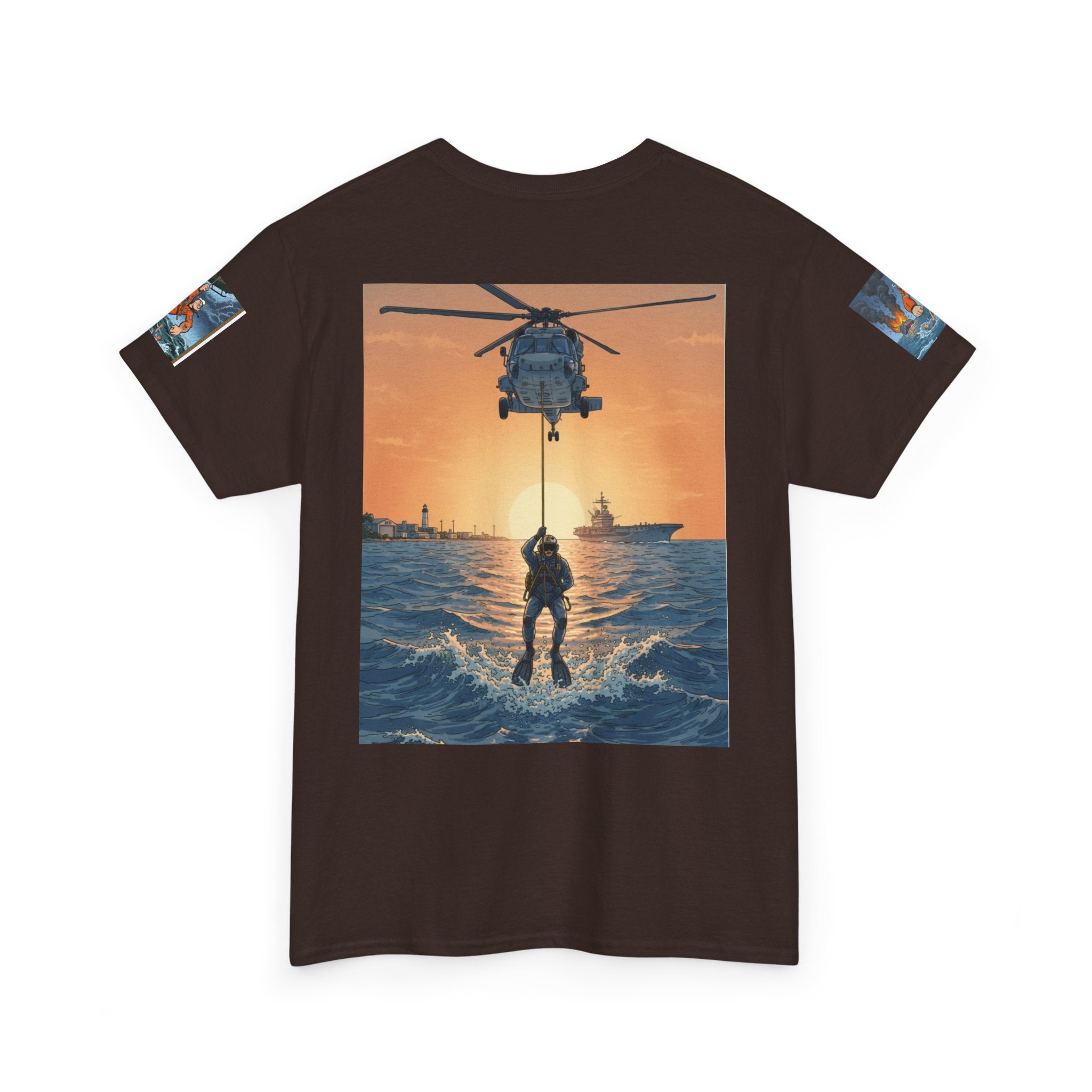 Rescue Swimmer Tee — NAS Pensacola Search & Rescue Helmet Tag T-Shirt