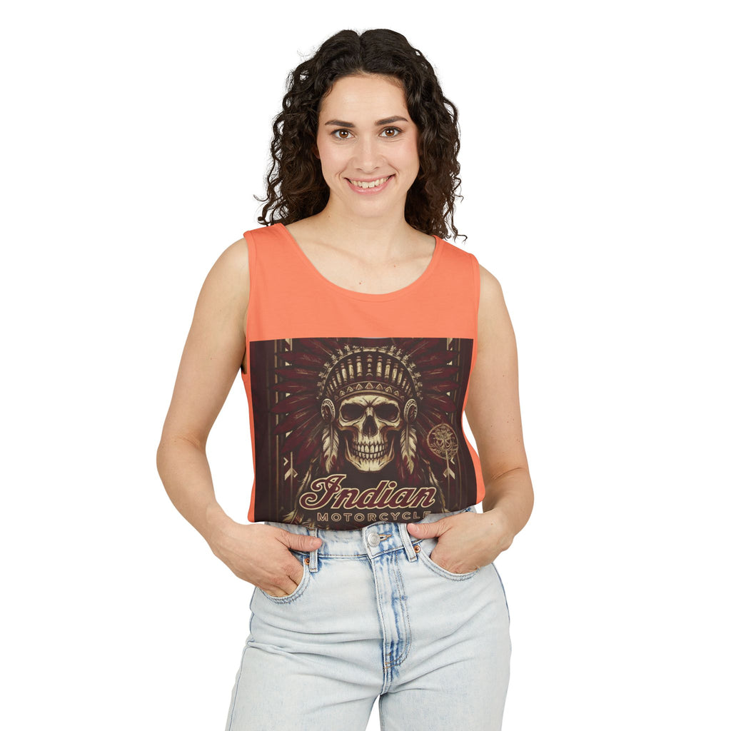 Skull Chief Tank Top — Indian Motorcycle Graphic Tank
