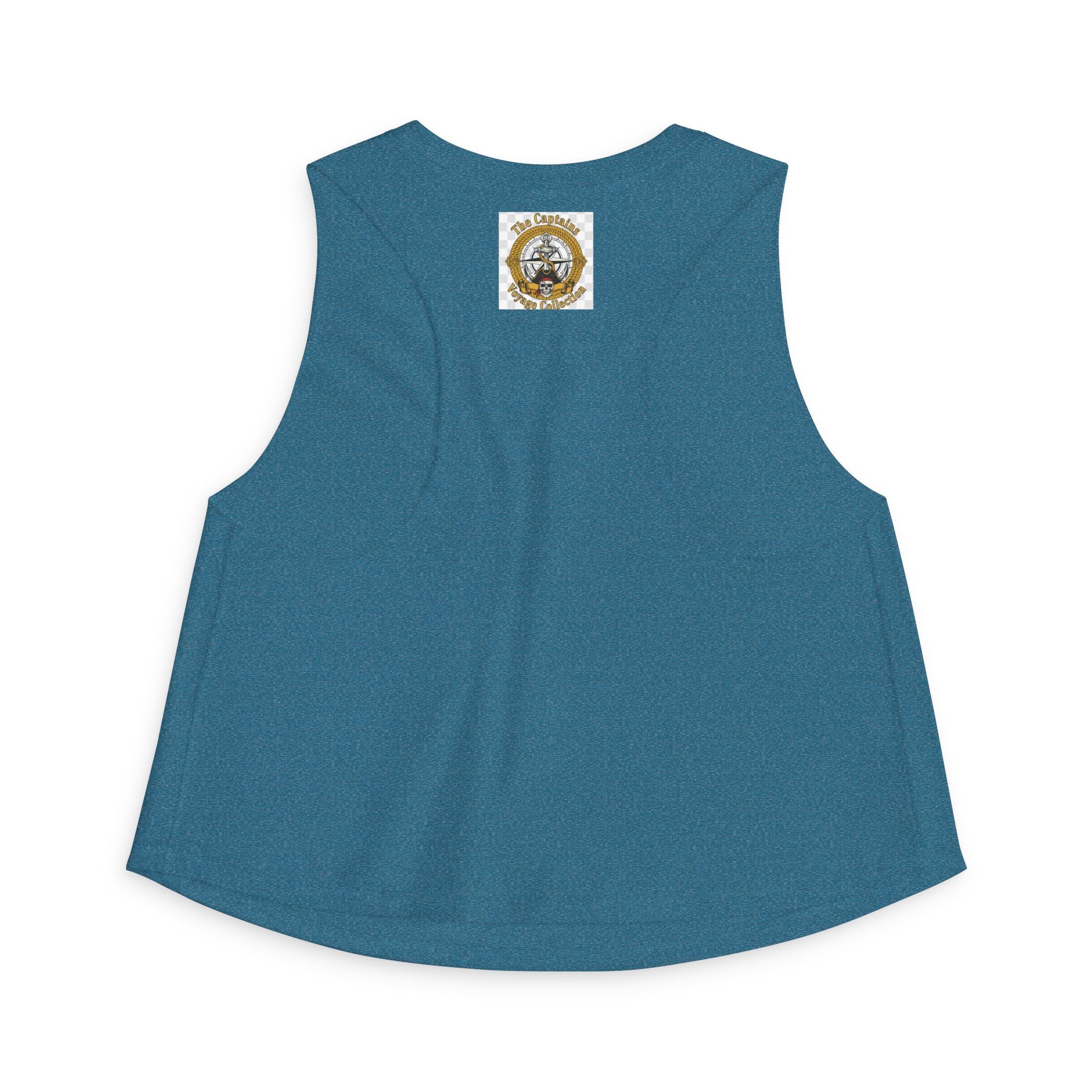 Women's Crop Top — Vintage Pirate Crew Motorcycle Graphic