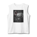 Indian Motorcycle Engine Graphic Muscle Tank — Vintage Chief Headdress Moto Tank Top