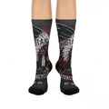 Indian Motorcycle Chief Logo Cushioned Crew Socks — Vintage Biker Socks