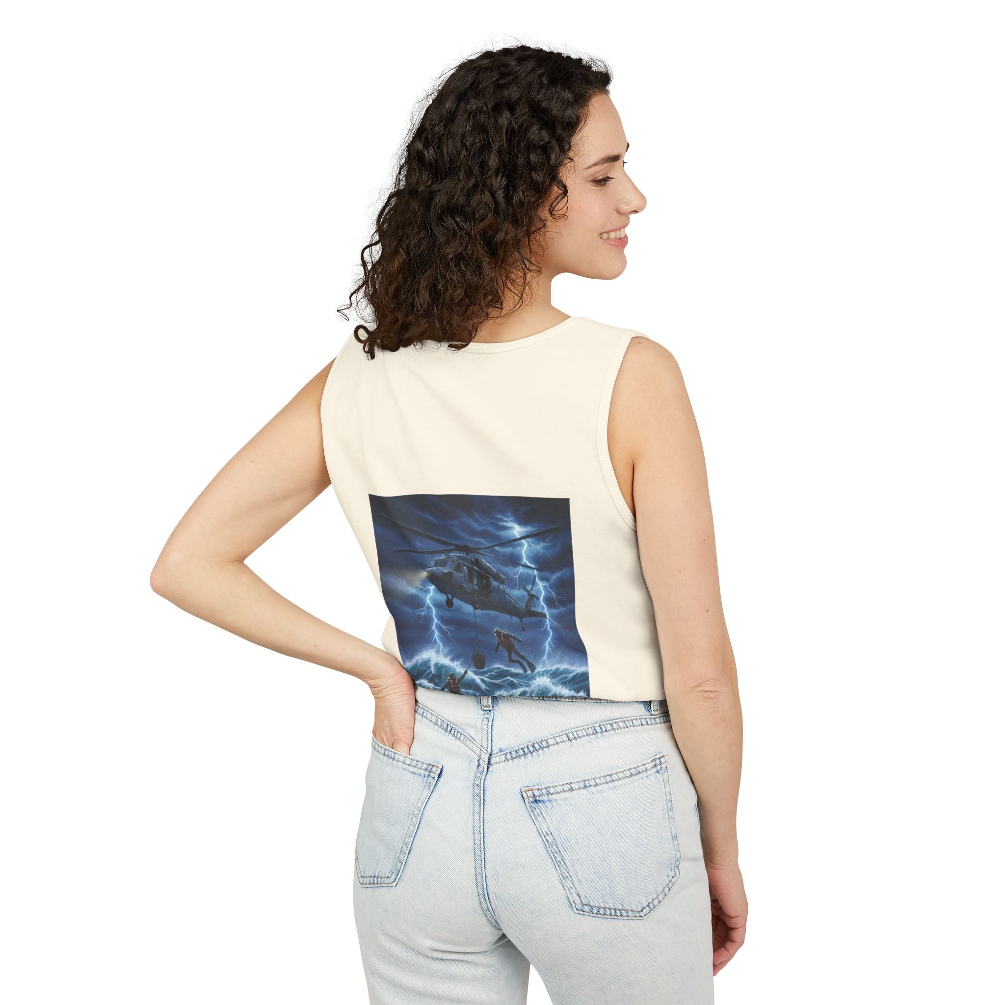 Navy SAR Tank Top — "We Know No Limits" Combat Rescue Swimmers