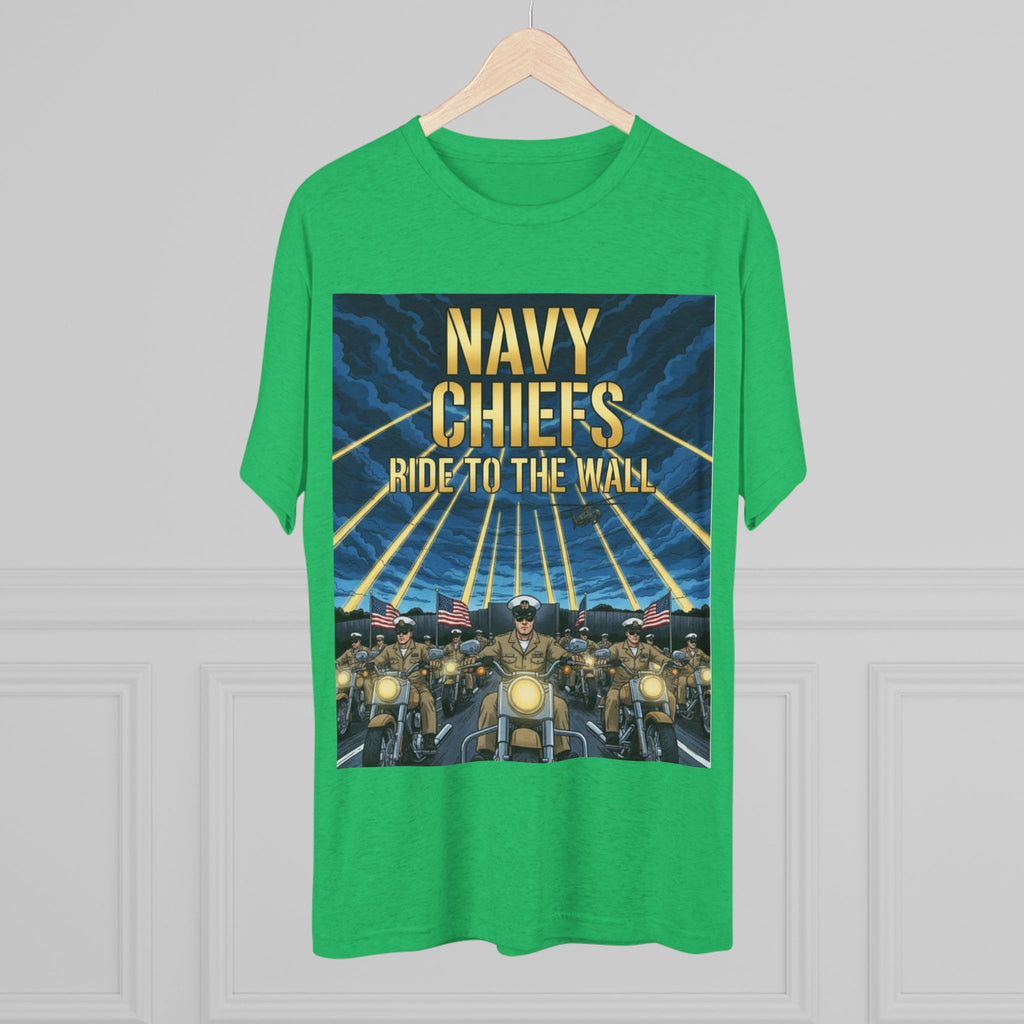 Navy Chiefs Ride to the Wall T-Shirt — "2nd Option... FAFO" Veteran Tribute Tee