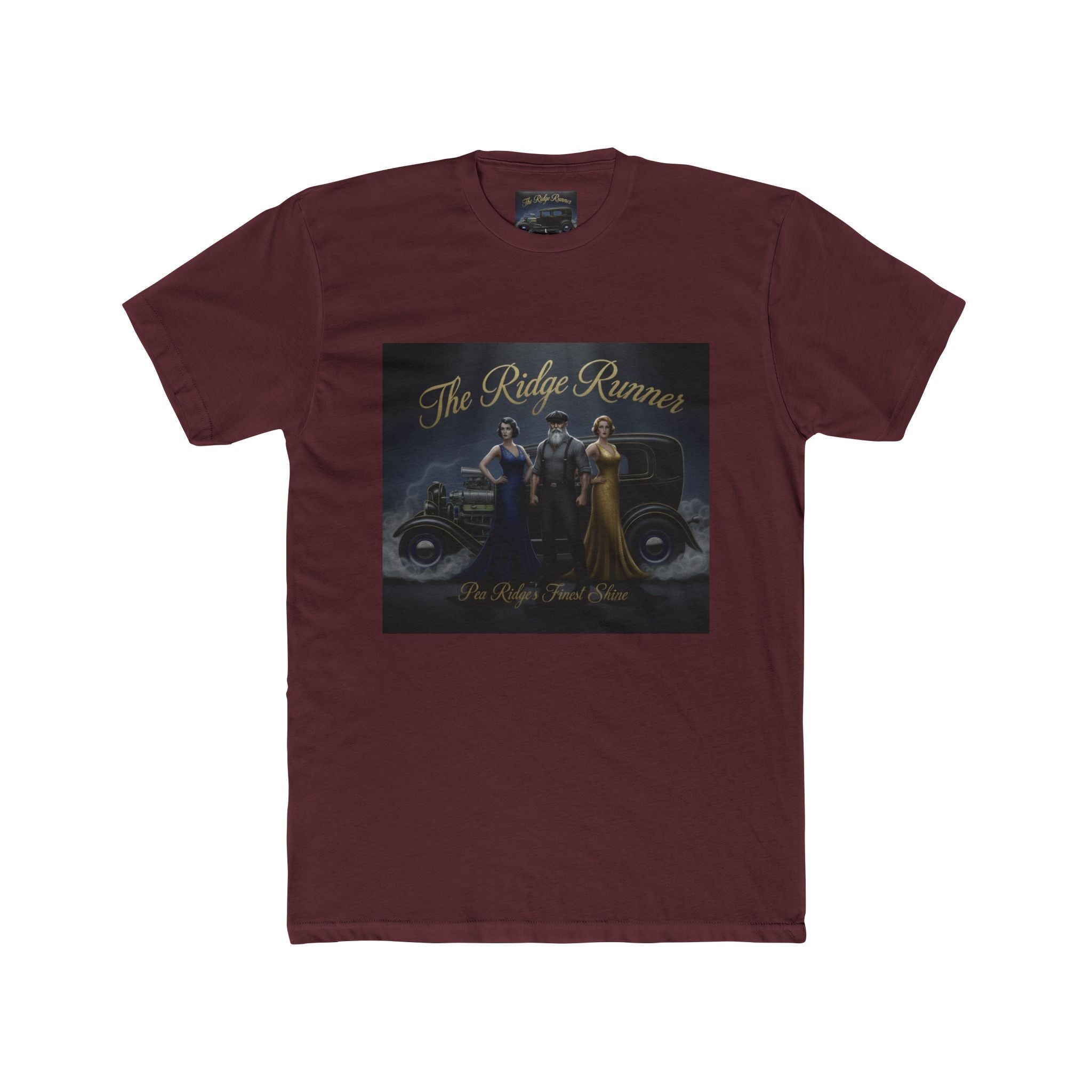 Vintage 'The Ridge Runners' Car Club Tee — Retro 1930s Hot Rod Graphic Shirt