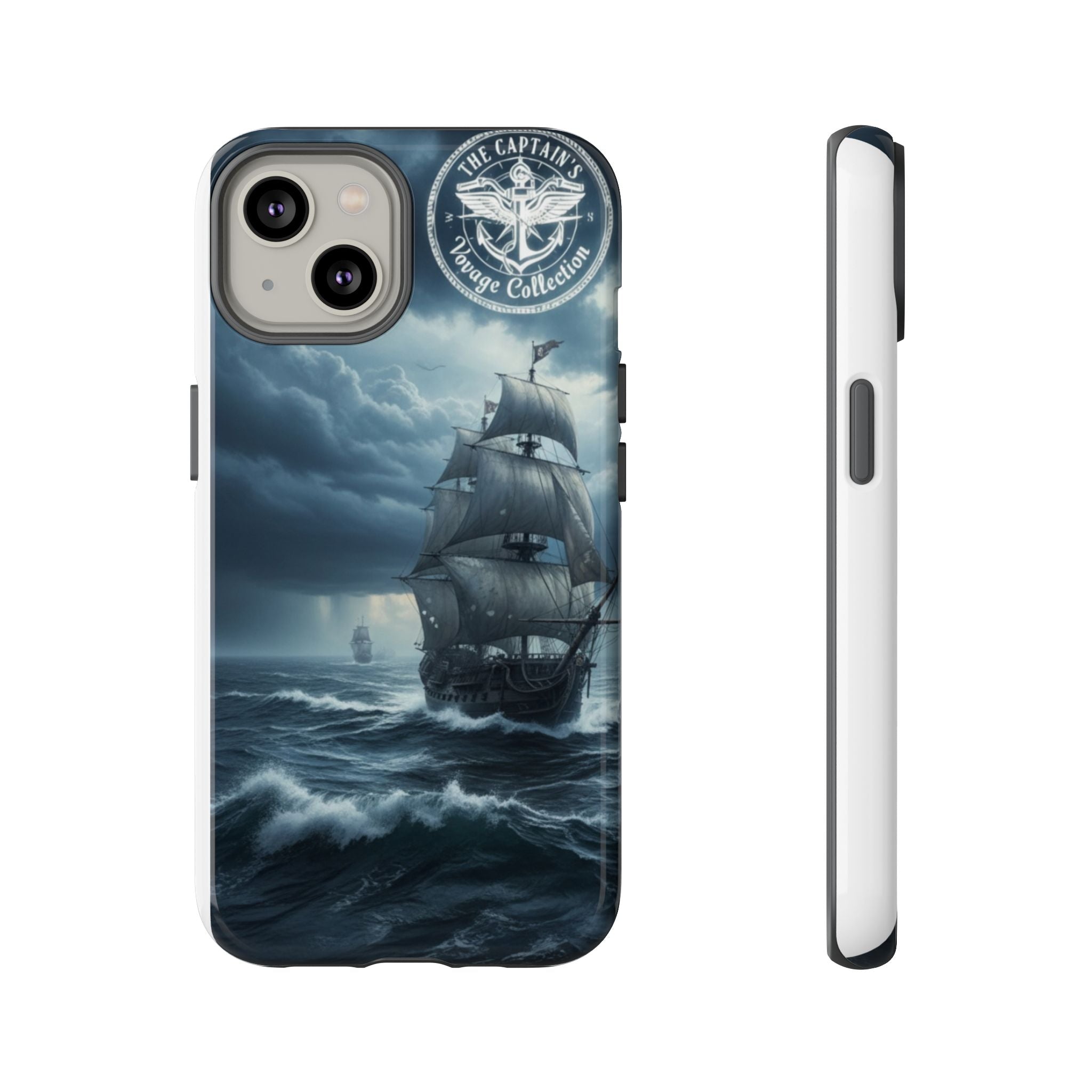 Stormy Seas Ship Phone Case – Nautical Pirate Sailing iPhone Cover