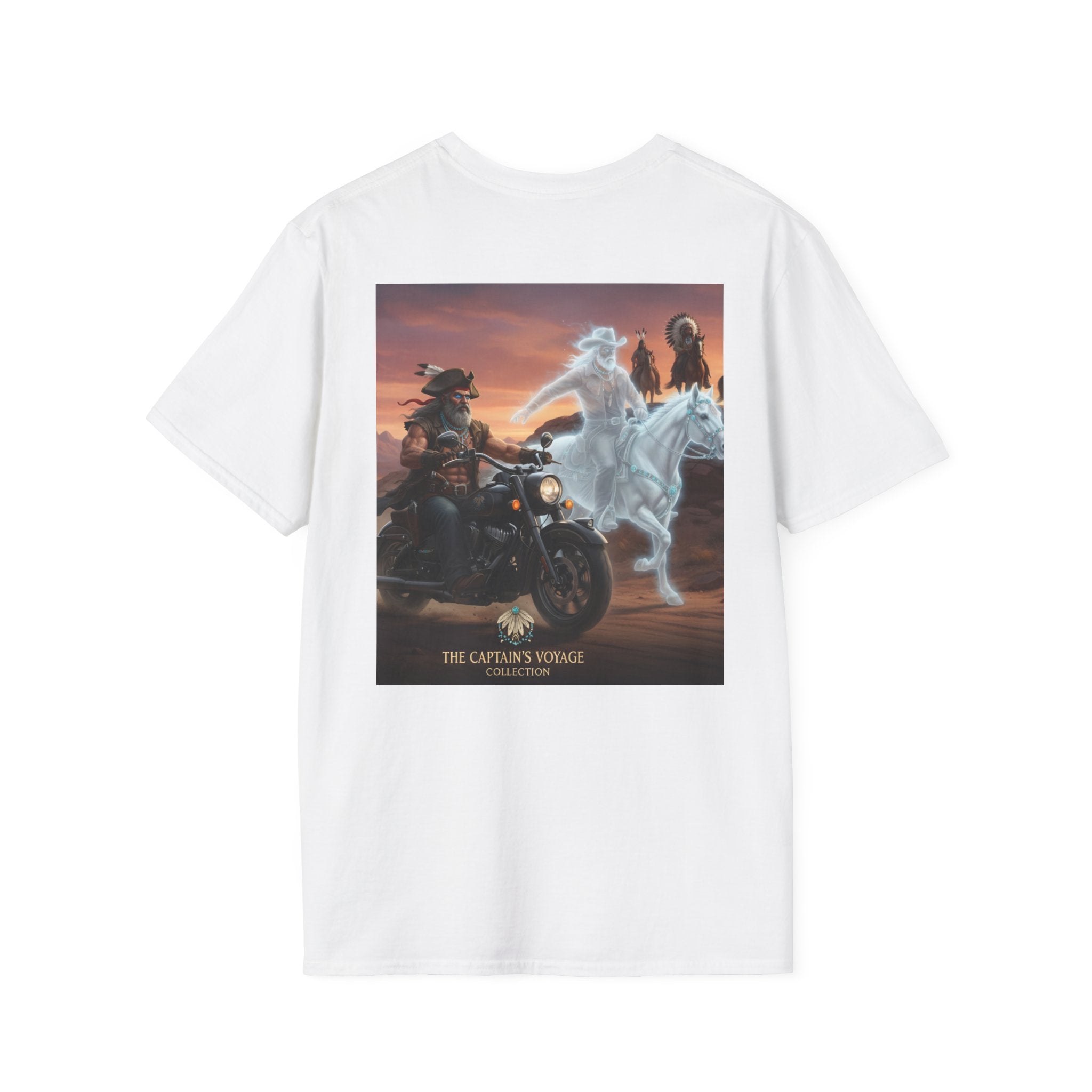 Captain's Voyage Motorcycle Pirate T-Shirt