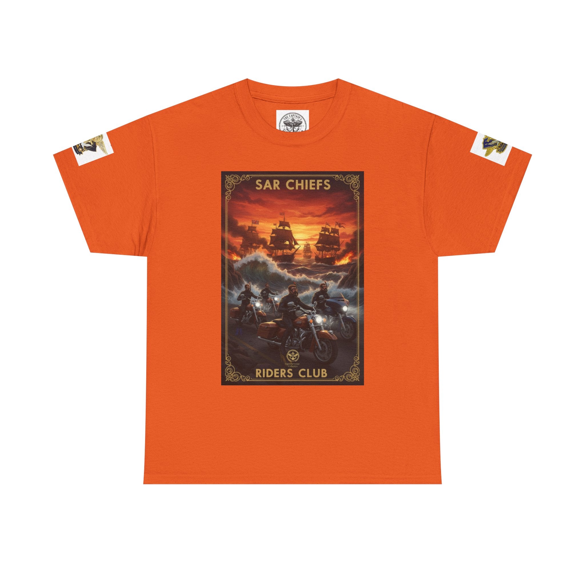 Military Rescue Riders Club T‑Shirt — SAR Chiefs Helicopter Tee