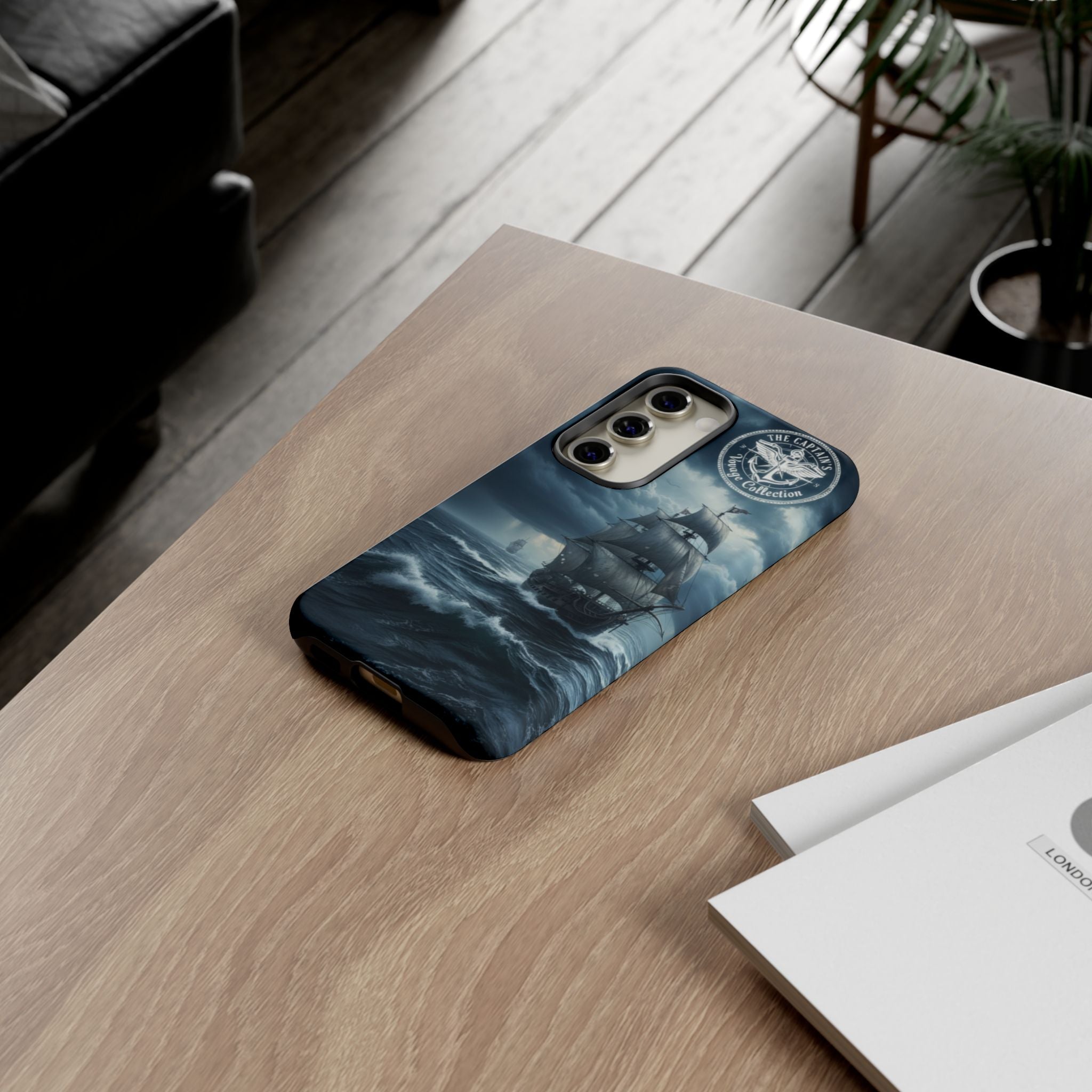 Stormy Seas Ship Phone Case – Nautical Pirate Sailing iPhone Cover