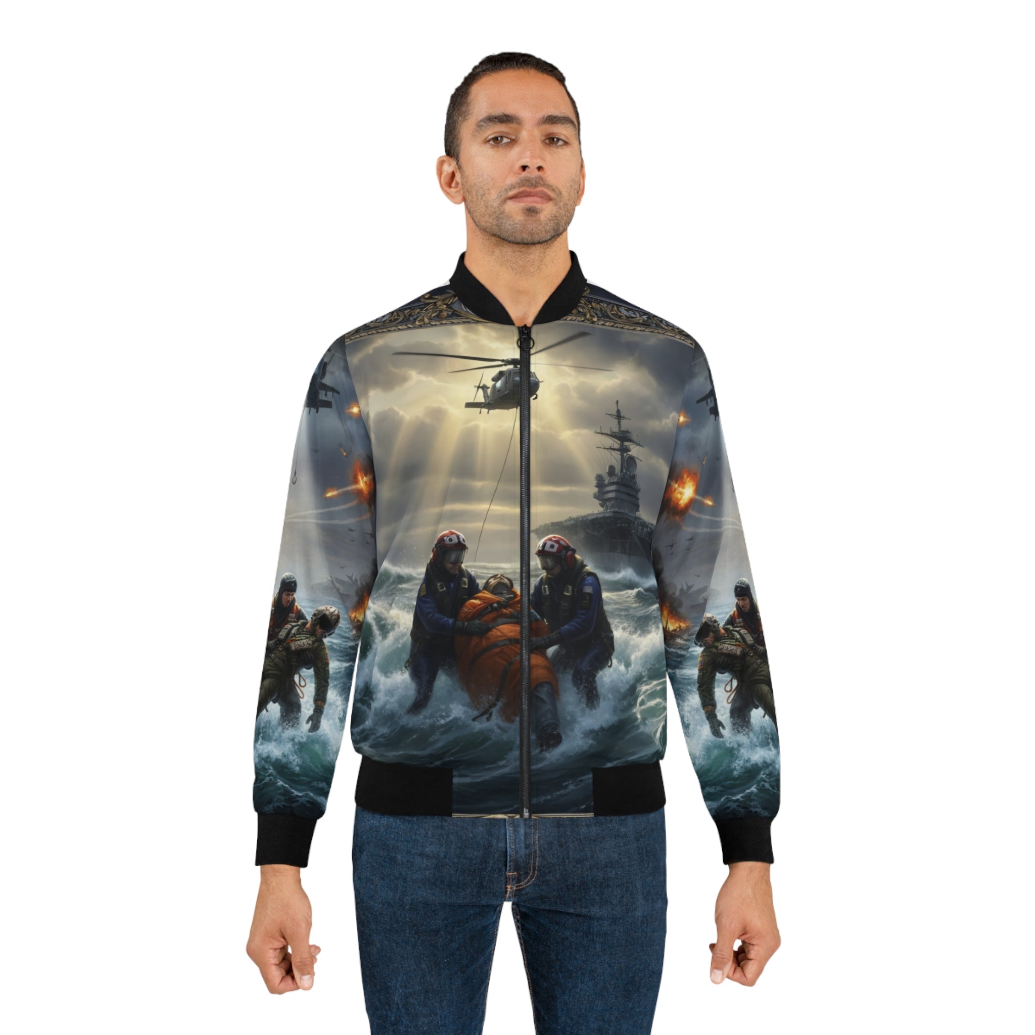 NAS Pensacola Rescue Swimmer Bomber Jacket
