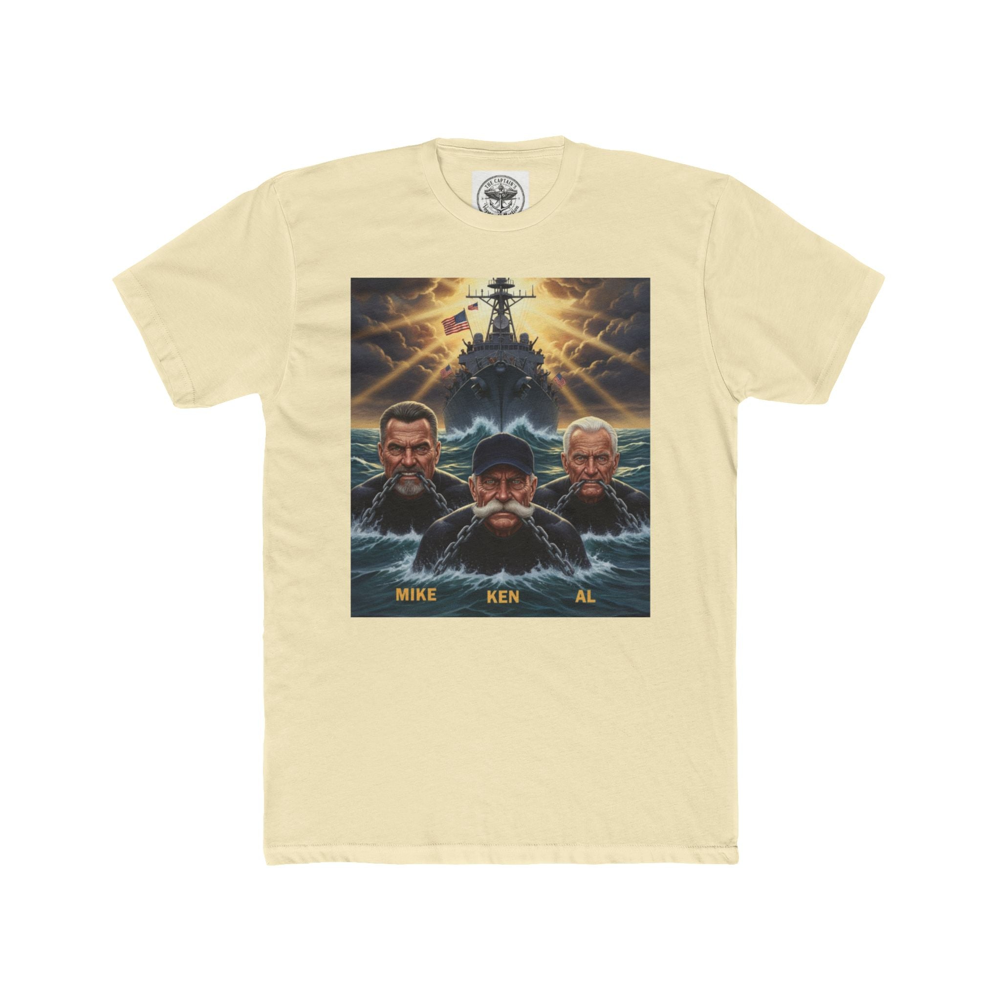 Shark Attack Movie Poster T-Shirt — Retro Action Film Tee (Mike Ken Al)
