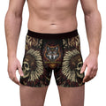 Indian Motorcycle Boxer Briefs — Vintage Wolf & Skull Biker Design