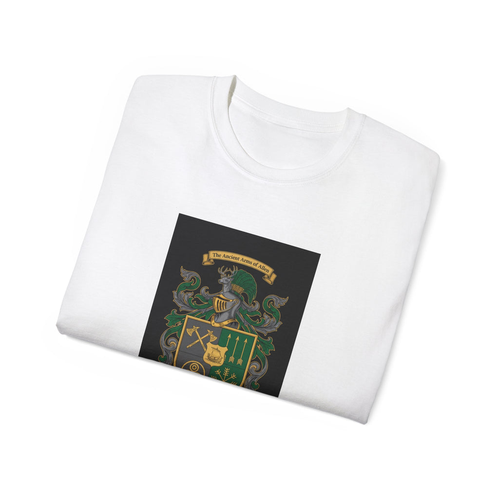 Irish Crest & 'One Lucky Viking' T-Shirt — Celtic Coat of Arms Tee