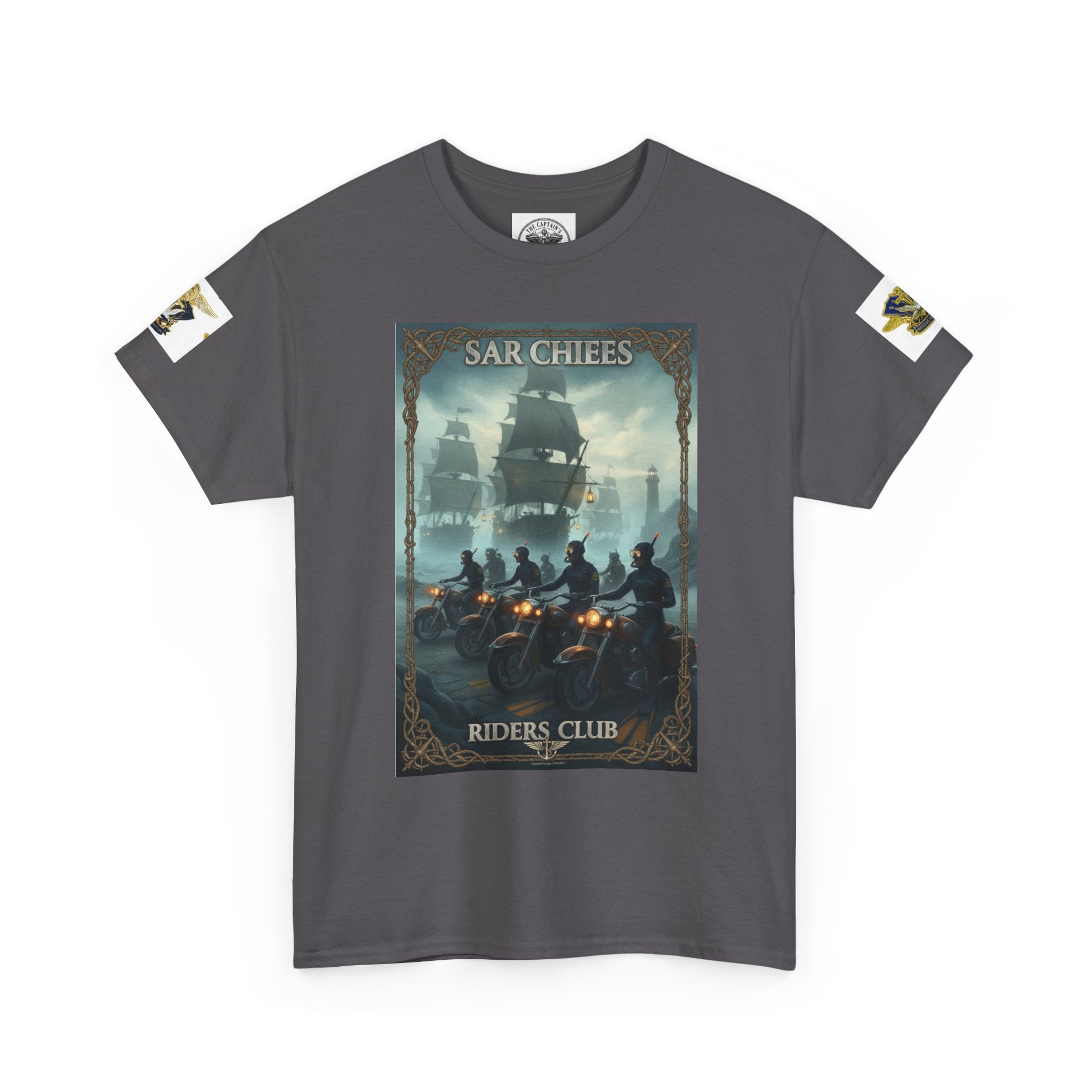 Military Rescue Crew T-Shirt — SAR Chiefs Riders Club Graphic Tee