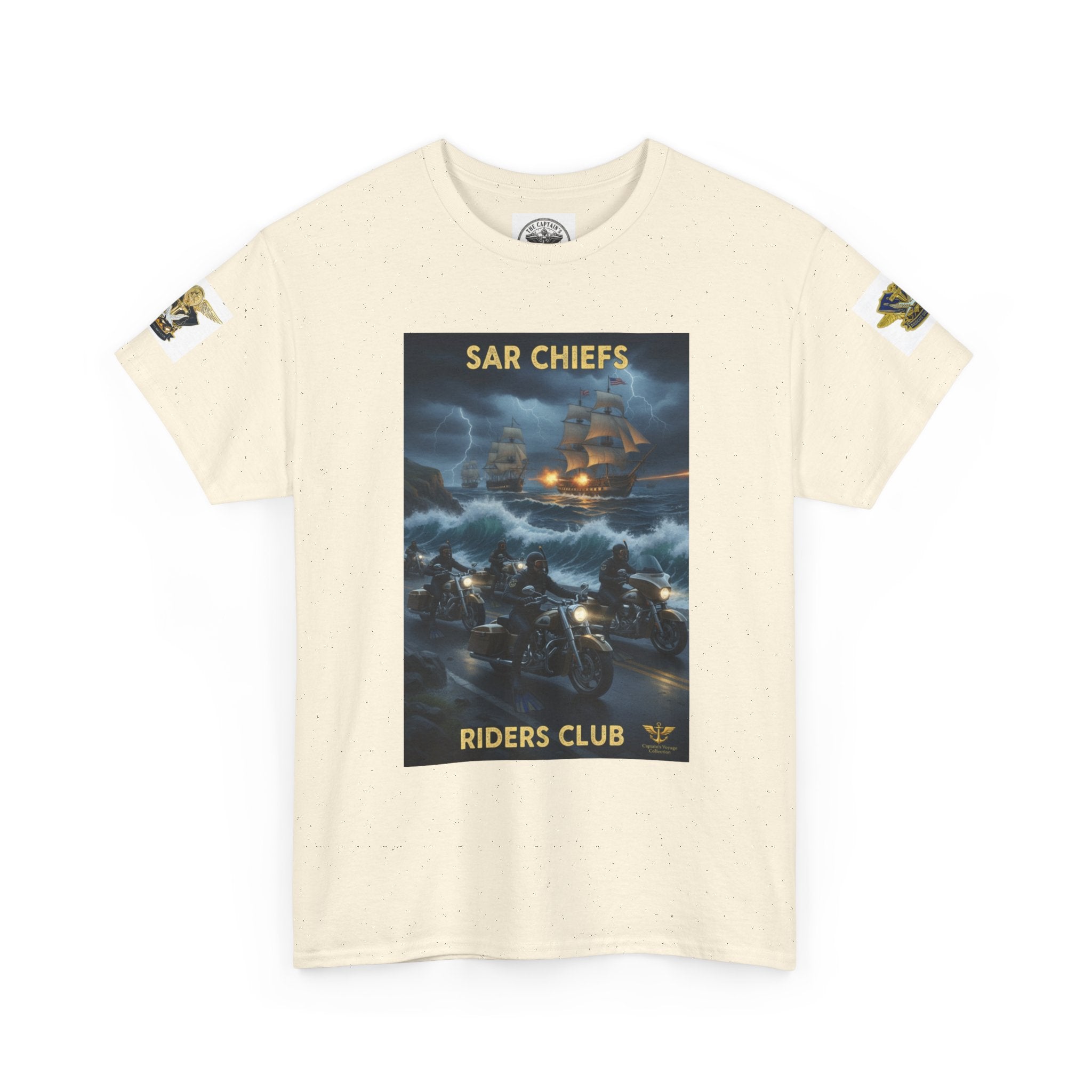 SAR Chiefs Riders Club Tee — NAS Pensacola Helicopter Rescue Graphic Shirt