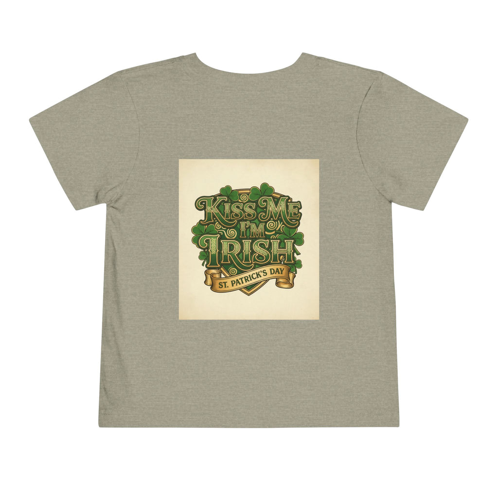Toddler Tee — "Kiss Me I'm Irish" St. Patrick's Day Shirt