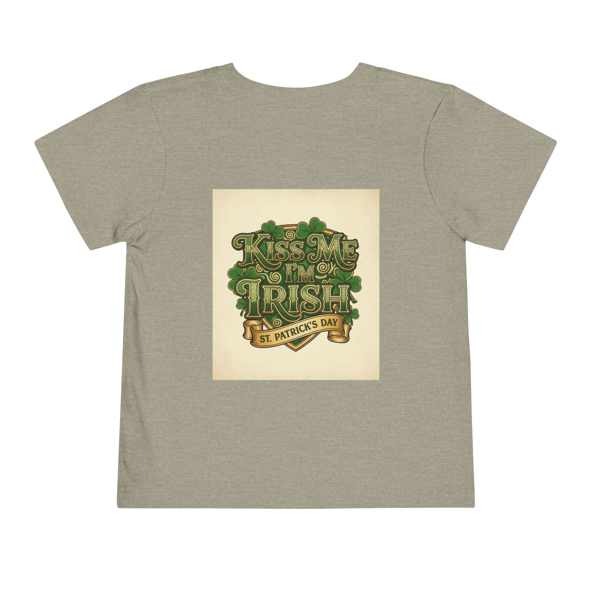Toddler Tee — "Kiss Me I'm Irish" St. Patrick's Day Shirt