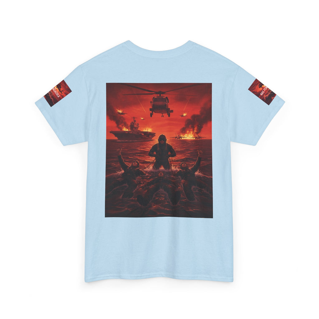 Rescue Swimmer Graphic Tee — NAS Pensacola Military Helicopter Design