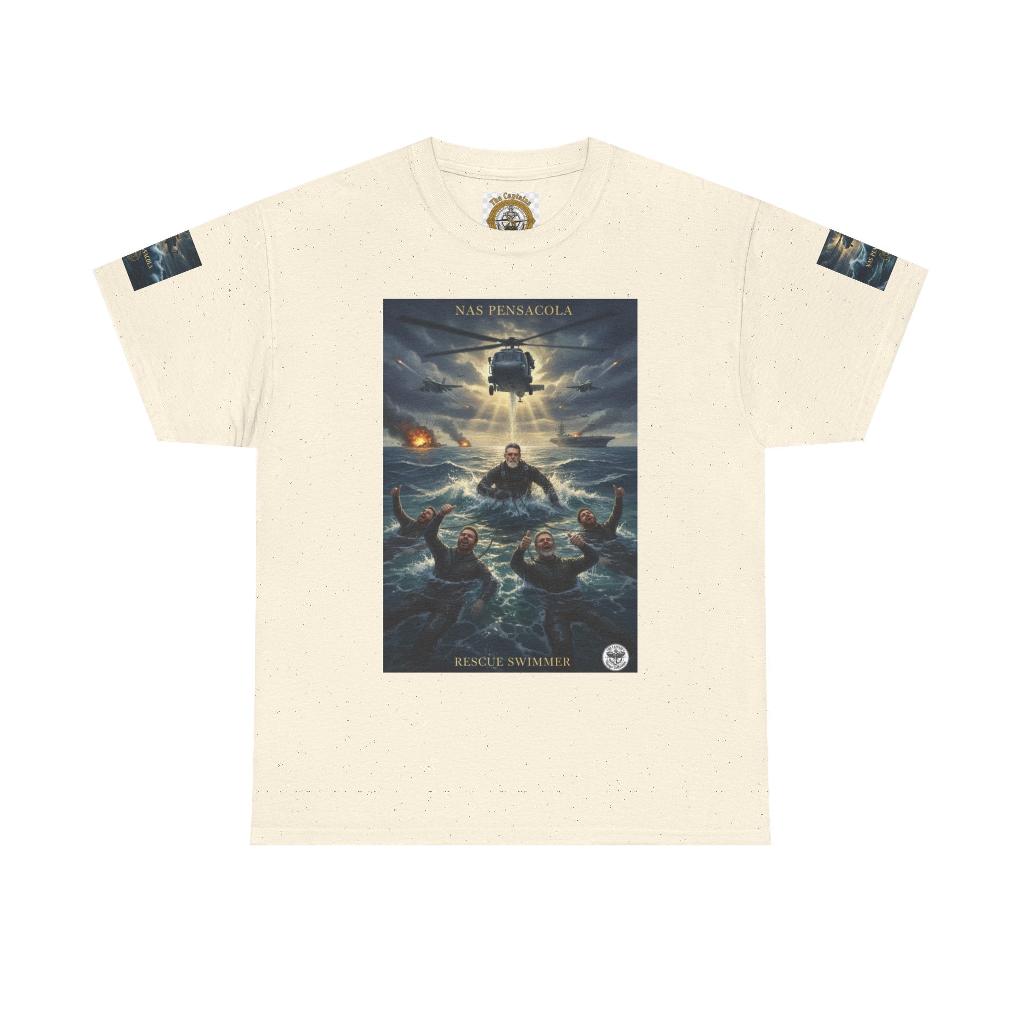 Rescue Mission Tee — Military Helicopter Search & Rescue Graphic T-Shirt