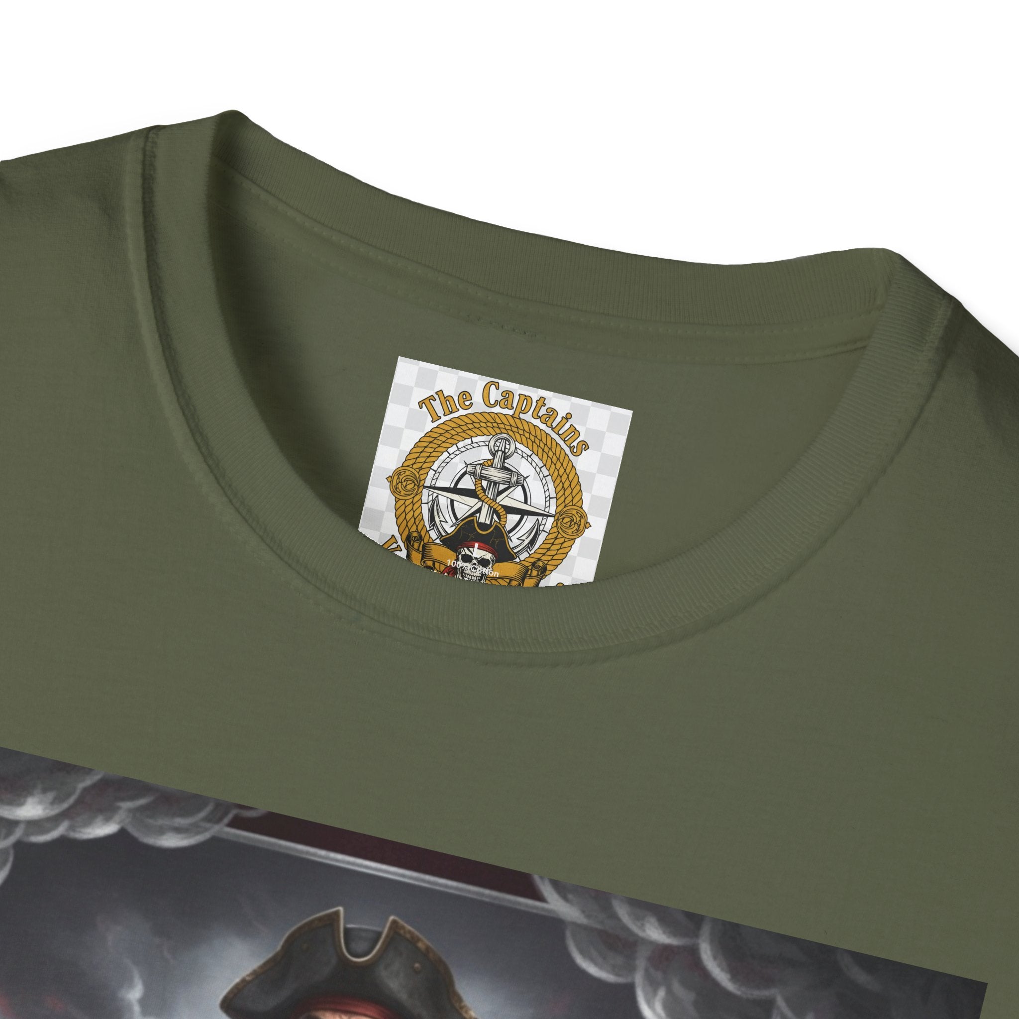 Pirate Captain T-Shirt — Vintage Nautical Adventure Graphic Tee