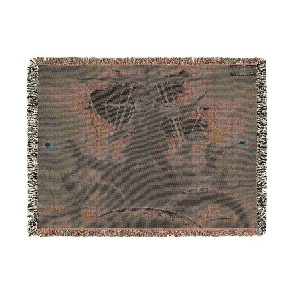Pirate Captain Woven Blanket — Nautical Adventure Throw for Fans