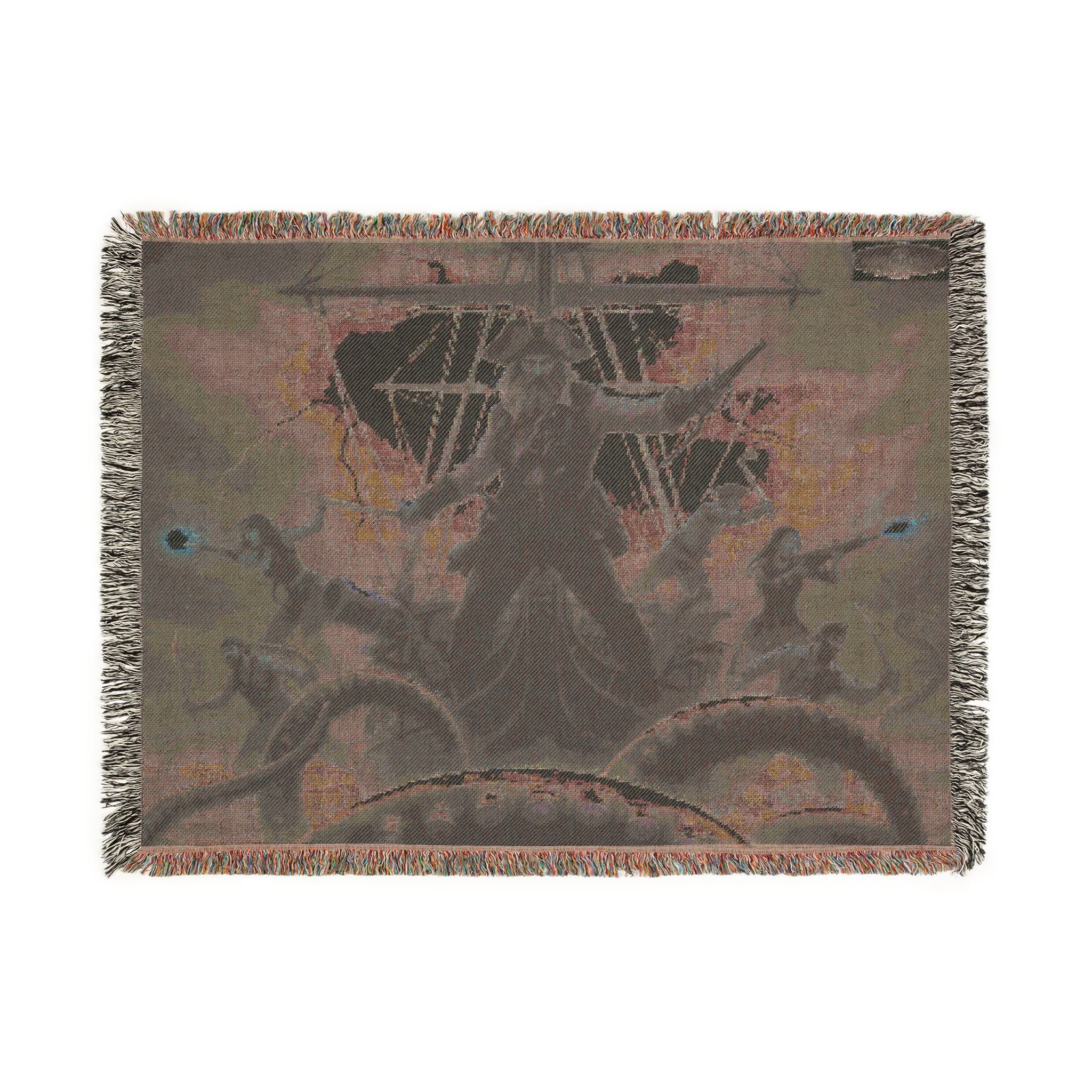 Pirate Captain Woven Blanket — Nautical Adventure Throw for Fans
