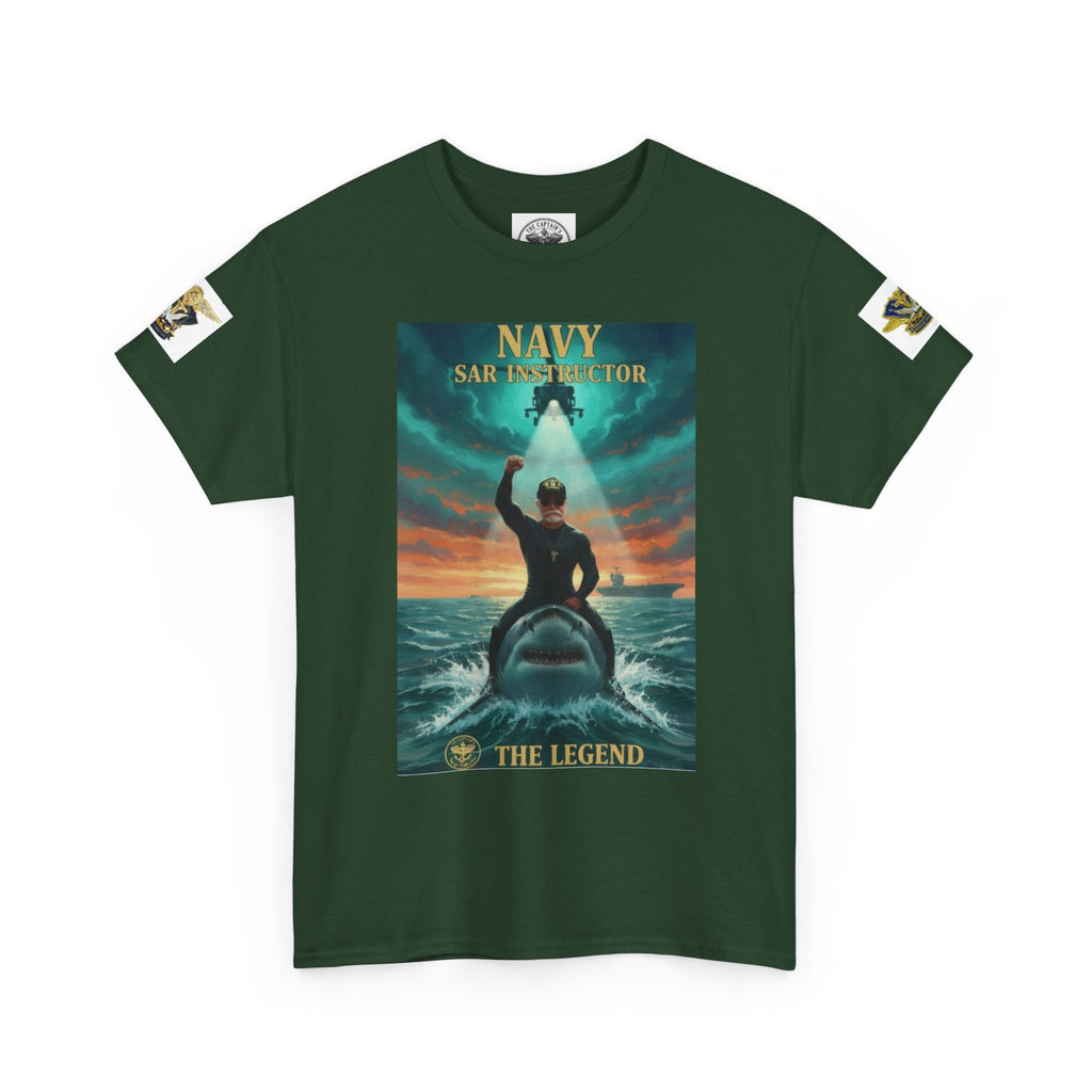 Navy SAR Helicopter Rescue Tee — "The Legend" Search & Rescue Tribute
