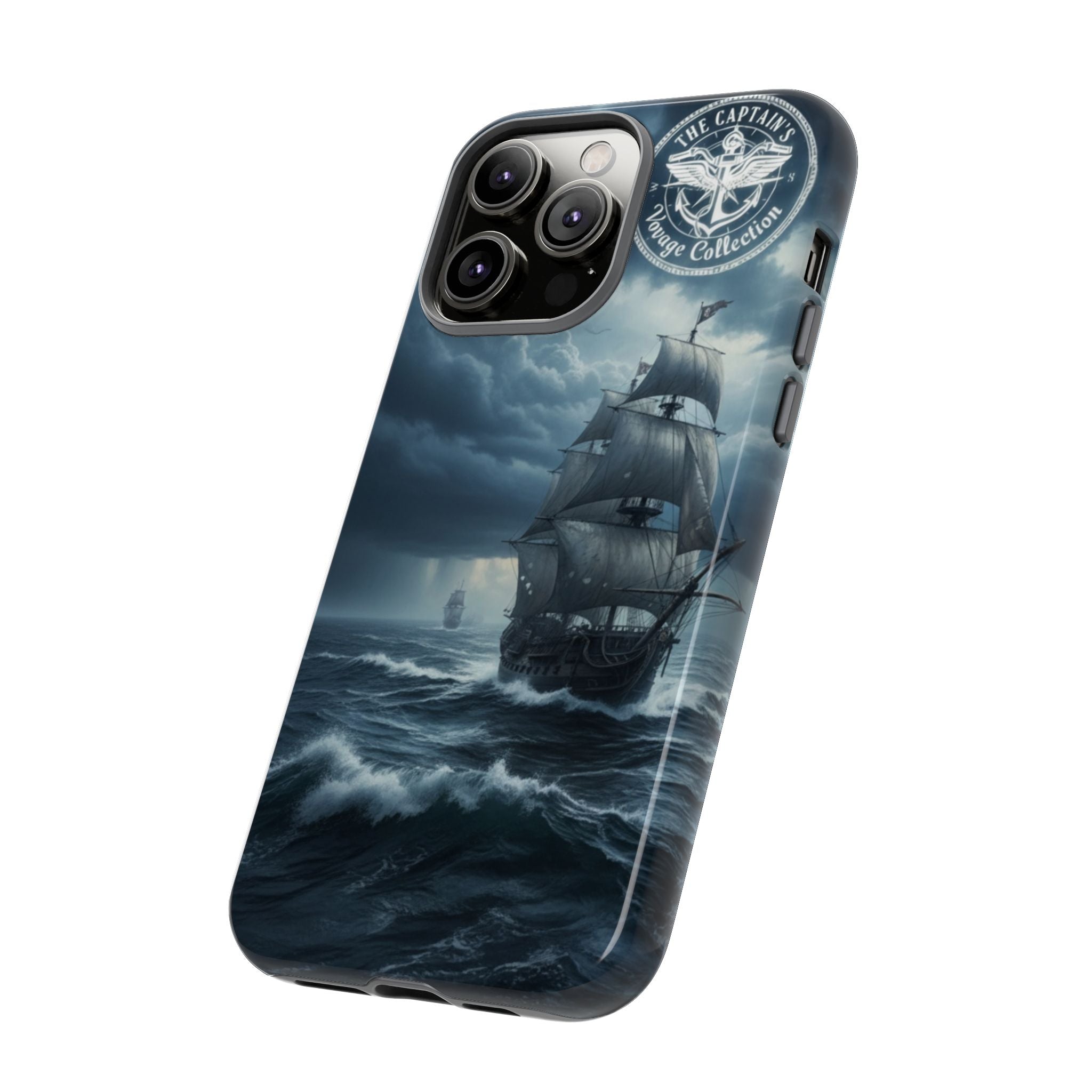 Stormy Seas Ship Phone Case – Nautical Pirate Sailing iPhone Cover
