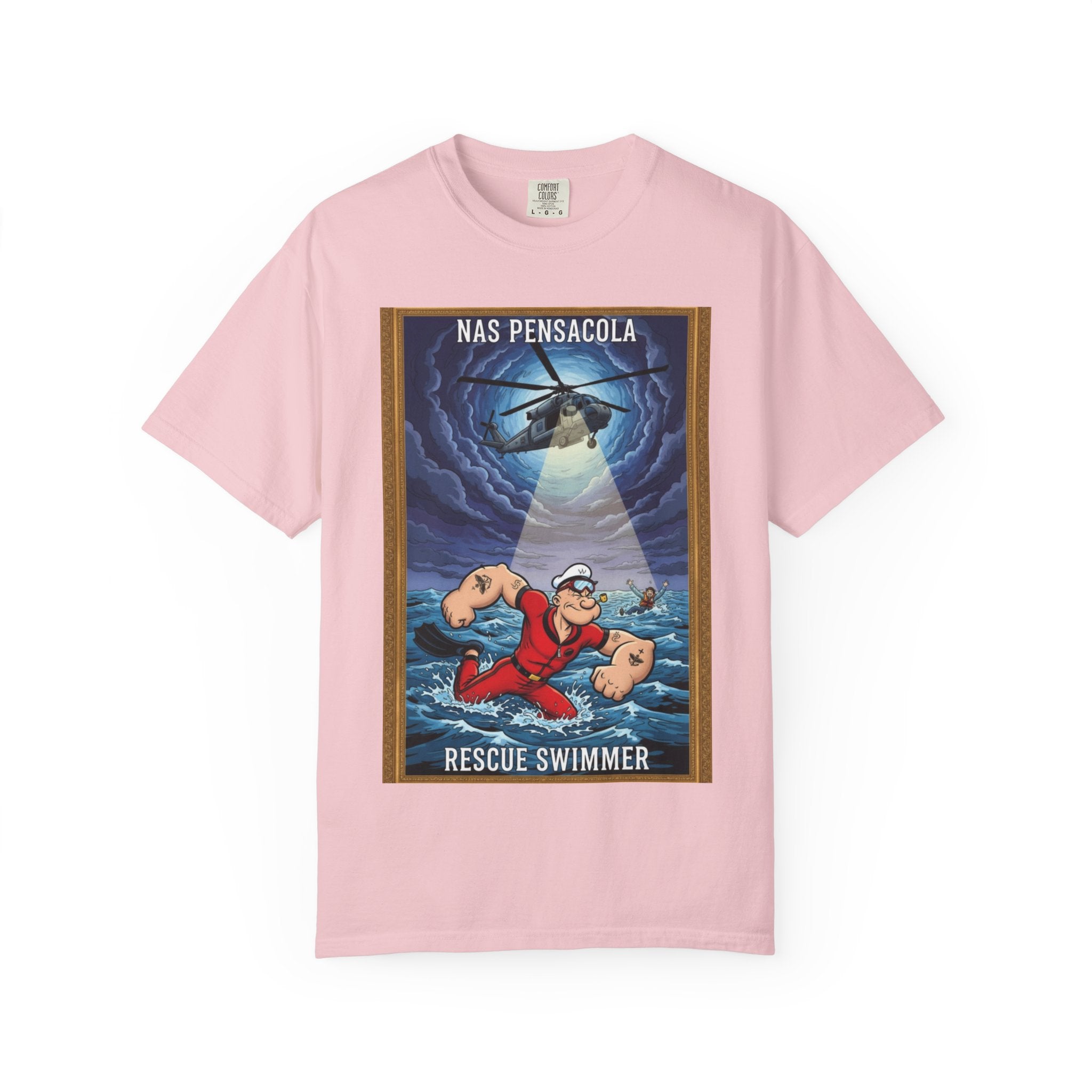Rescue Swimmer T-Shirt — NAS Pensacola Helicopter Rescue Graphic Tee