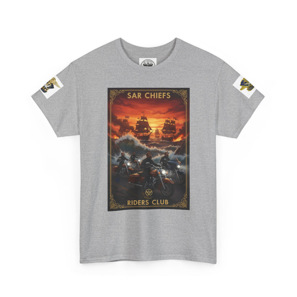 Military Rescue Riders Club T‑Shirt — SAR Chiefs Helicopter Tee