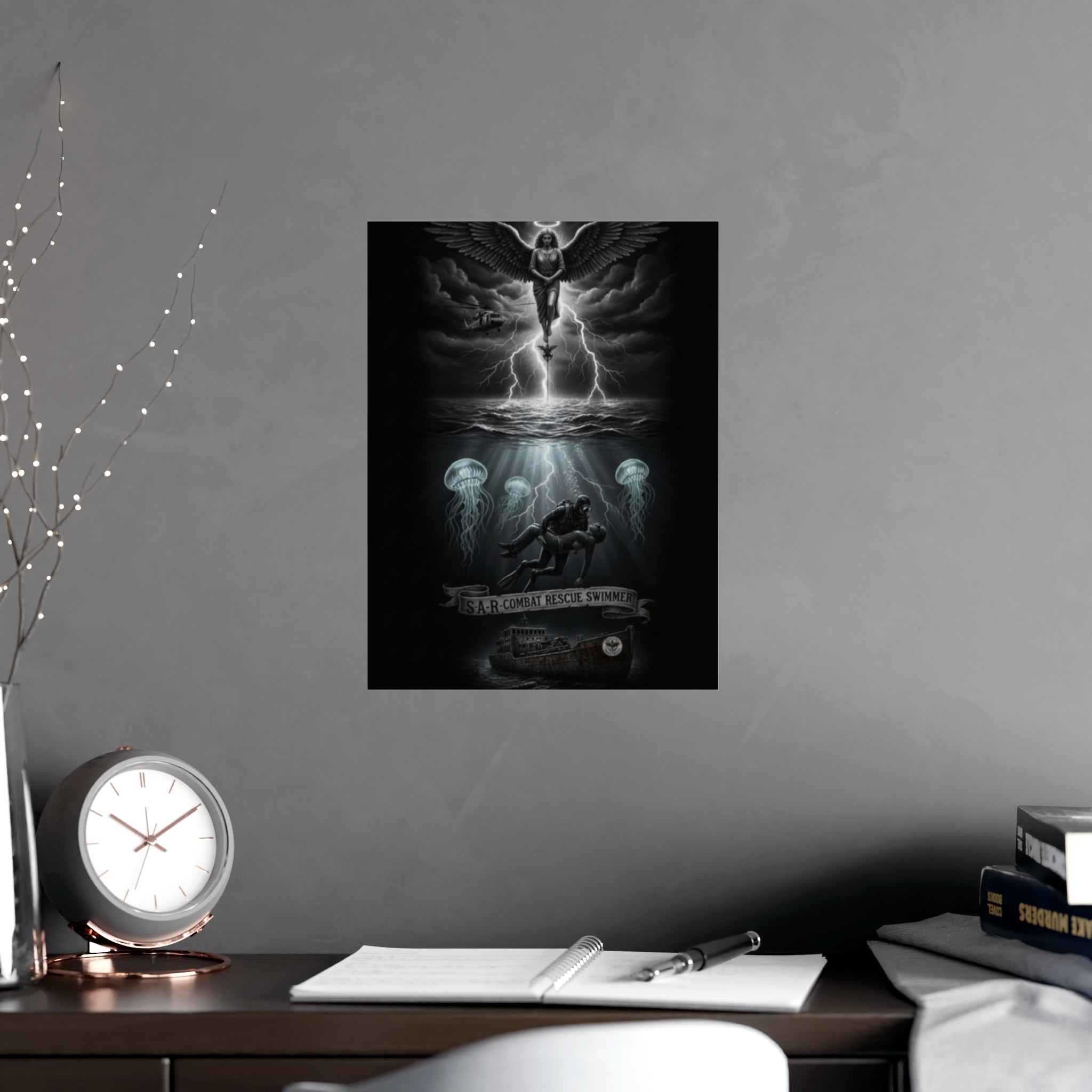 Matte Poster — USAR Combat Rescue Swimmer Memorial (Vertical/Horizontal)
