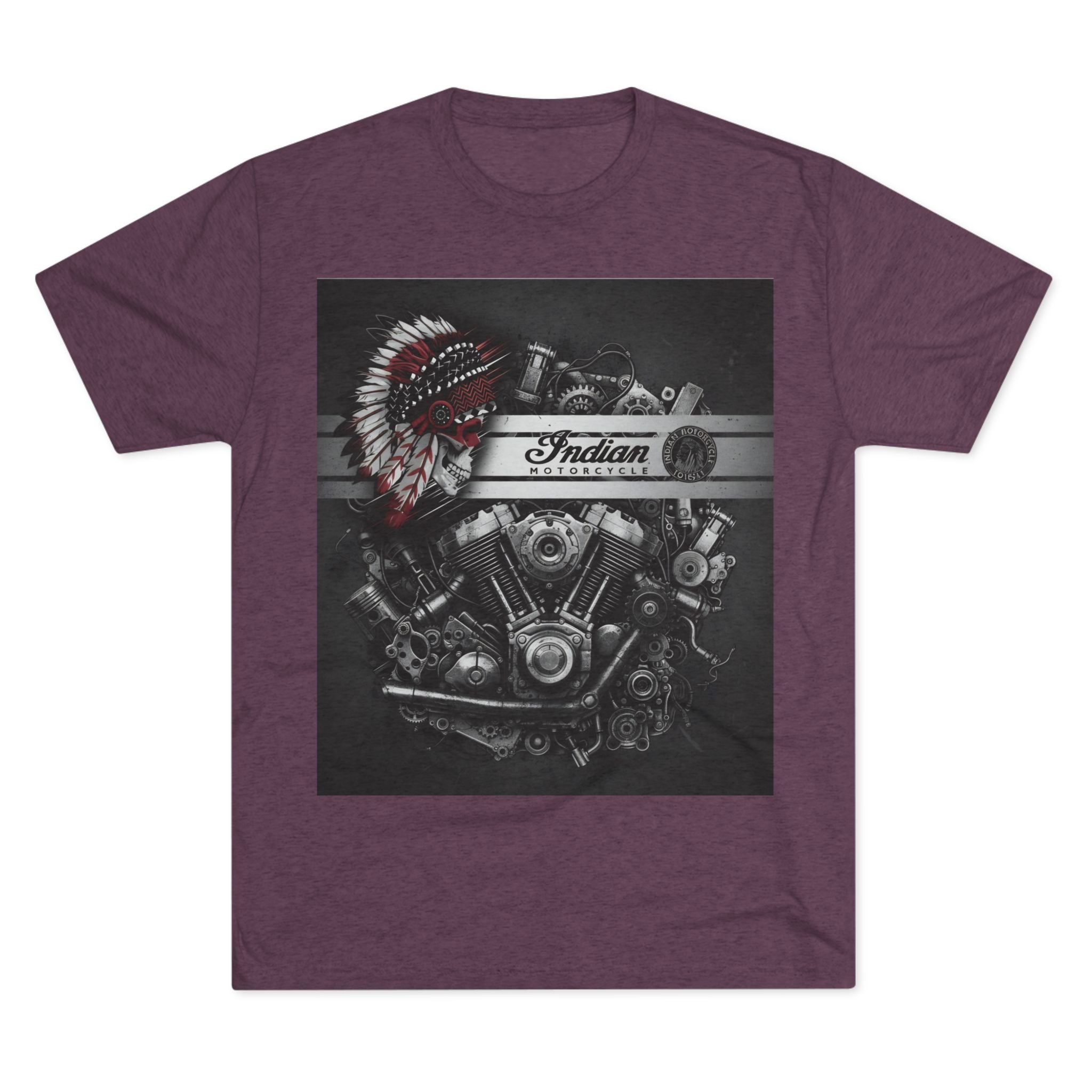 Indian Motorcycle Engine Tee — Vintage 'World's Fastest Motorcycle' Graphic
