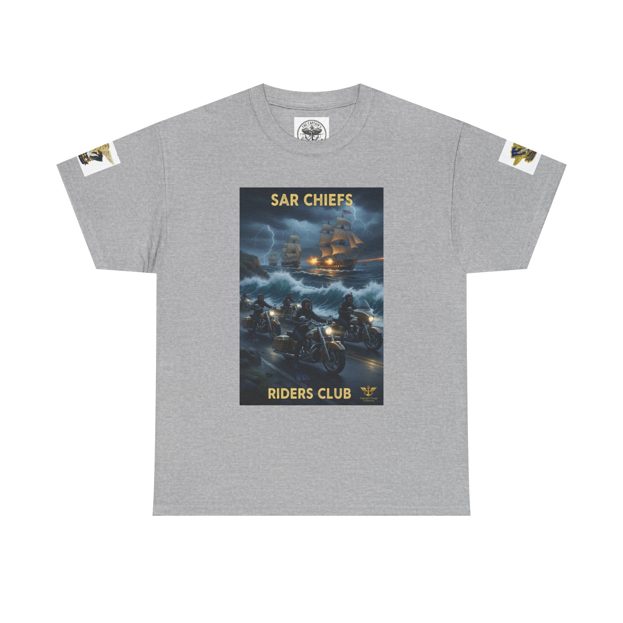 SAR Chiefs Riders Club Tee — NAS Pensacola Helicopter Rescue Graphic Shirt