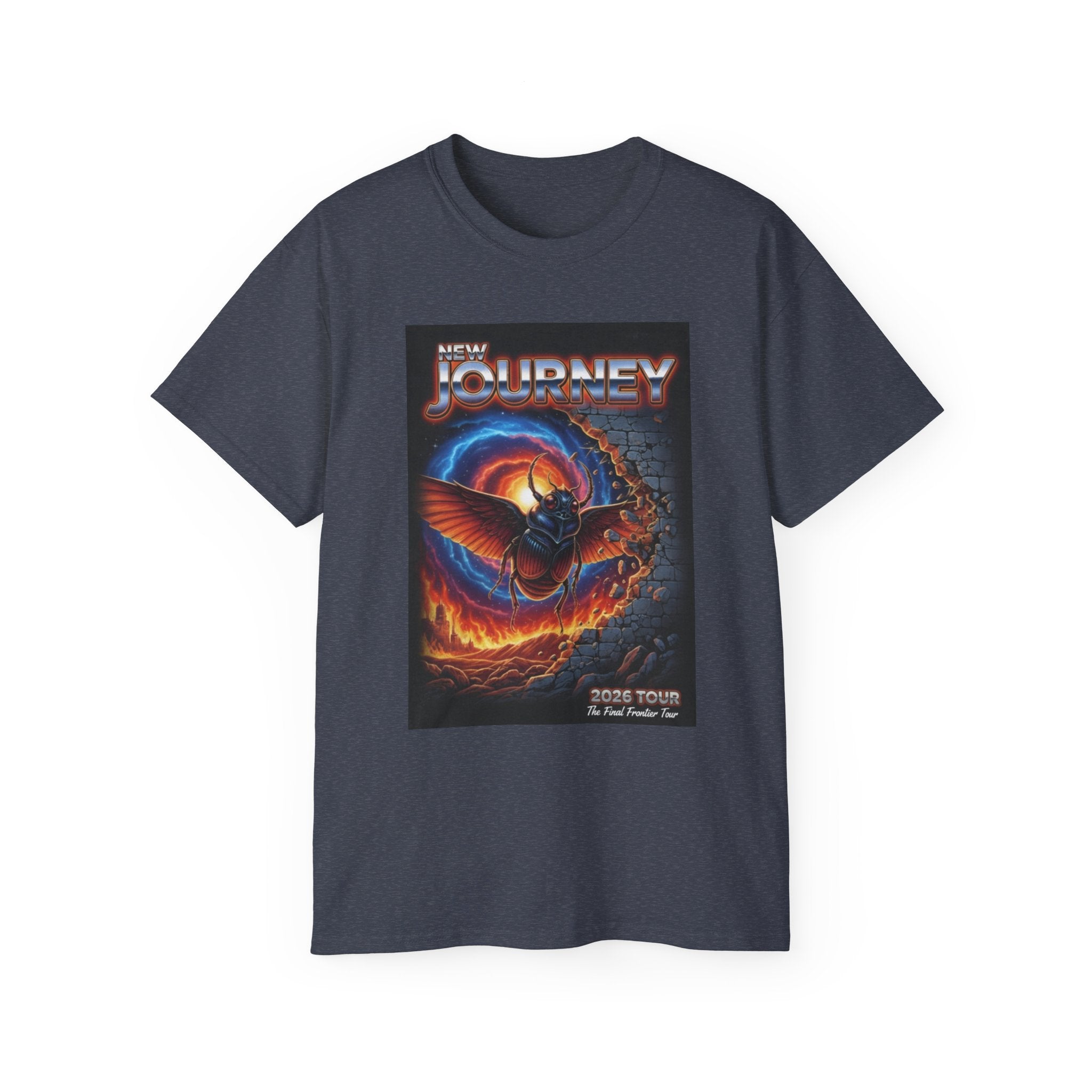 Journey 2020 Tour T‑Shirt — Vintage Rock Band Guitar Poster Tee