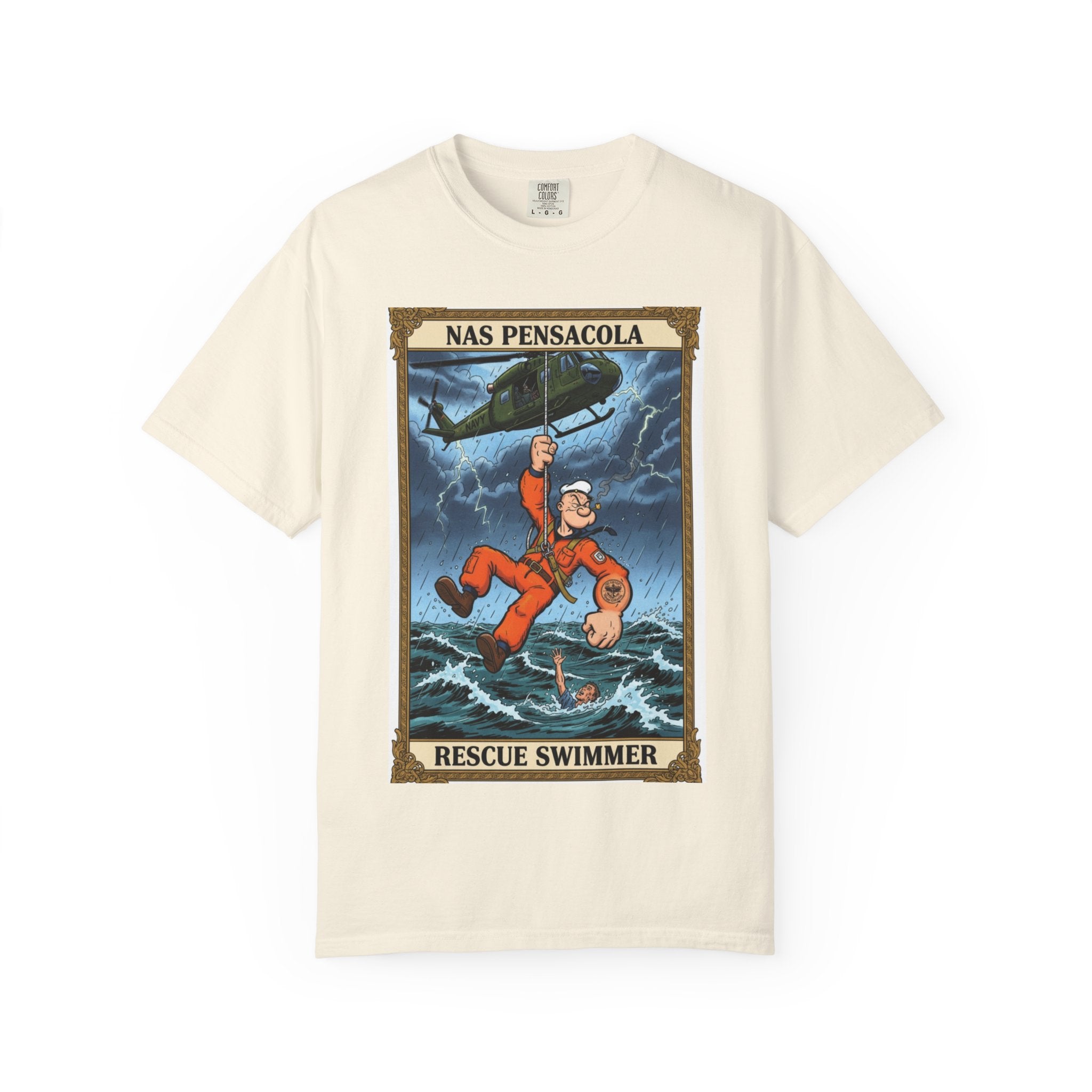 Rescue Swimmer T-Shirt – NAS Pensacola Vintage Lifesaver Tee