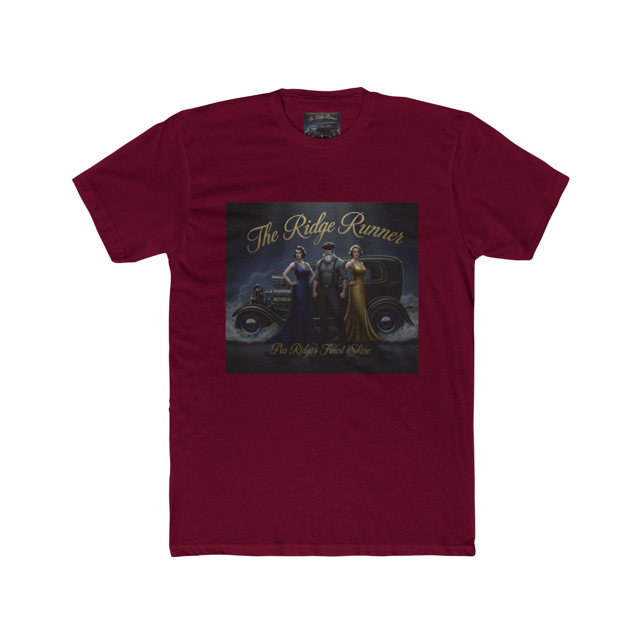 Vintage 'The Ridge Runners' Car Club Tee — Retro 1930s Hot Rod Graphic Shirt