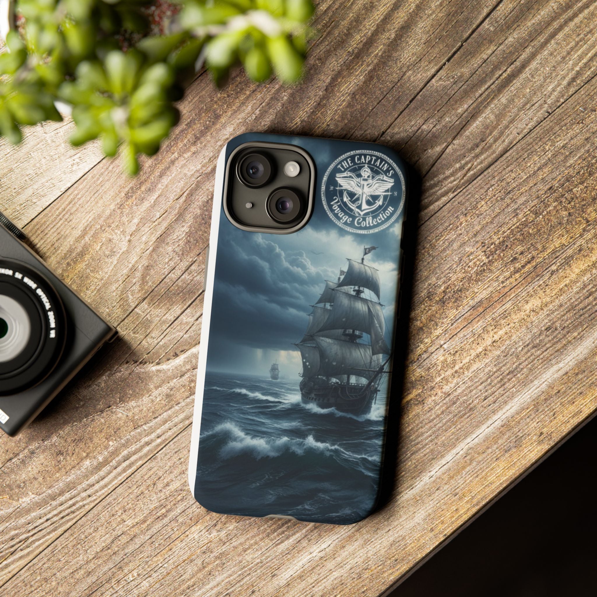 Stormy Seas Ship Phone Case – Nautical Pirate Sailing iPhone Cover
