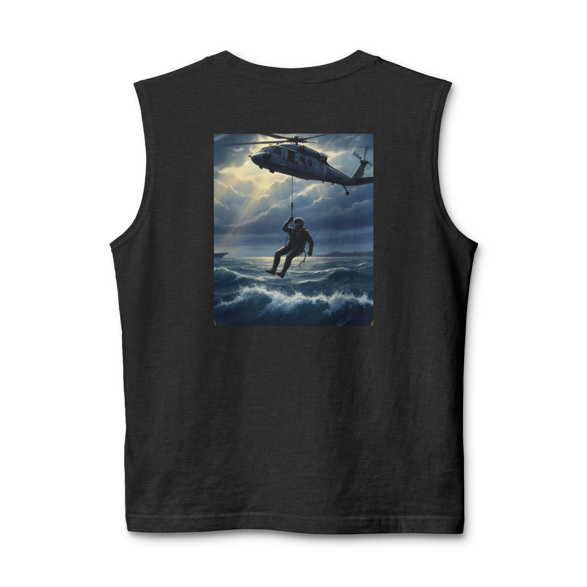 Rescue Swimmer Muscle Tank — Military Search & Rescue Tribute