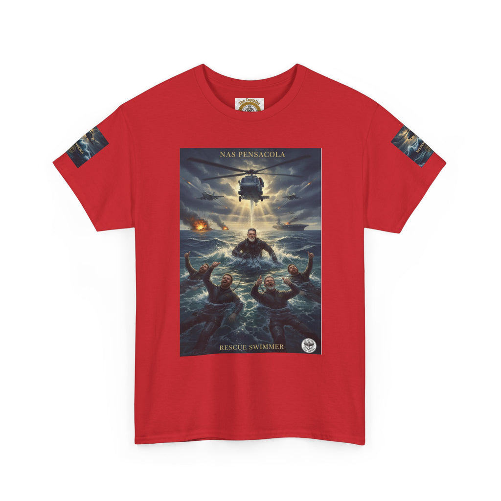 Rescue Mission Tee — Military Helicopter Search & Rescue Graphic T-Shirt