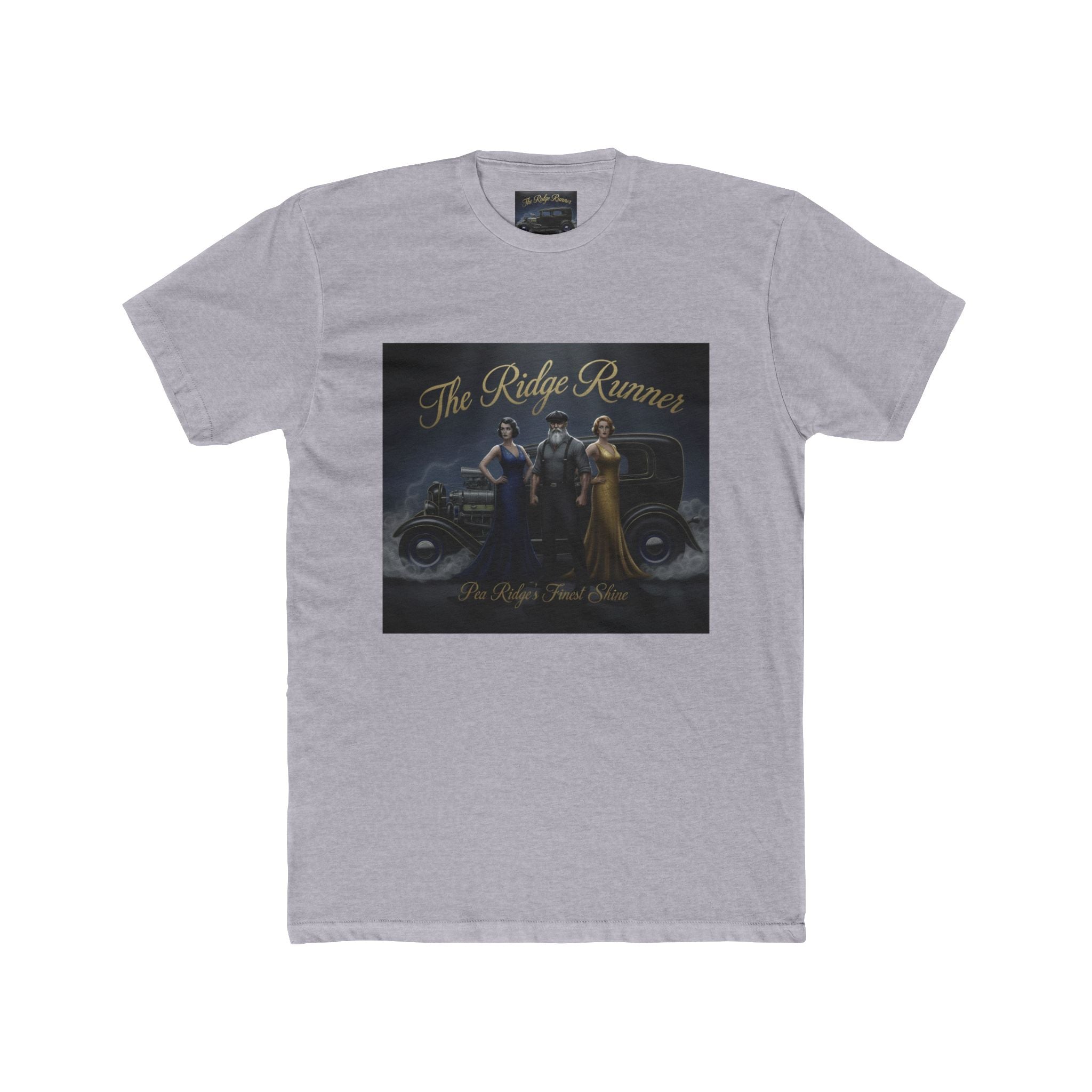 Vintage 'The Ridge Runners' Car Club Tee — Retro 1930s Hot Rod Graphic Shirt
