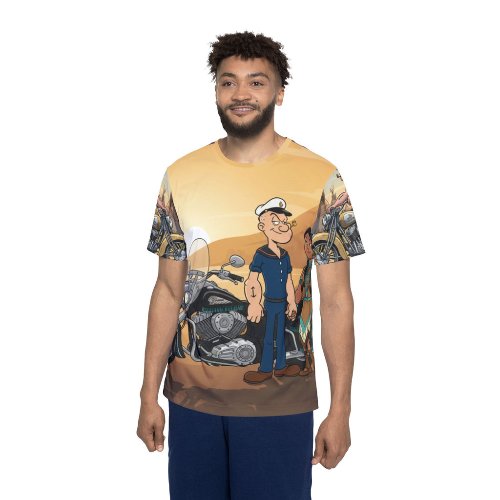 Popeye & Olive Motorcycle Graphic Jersey