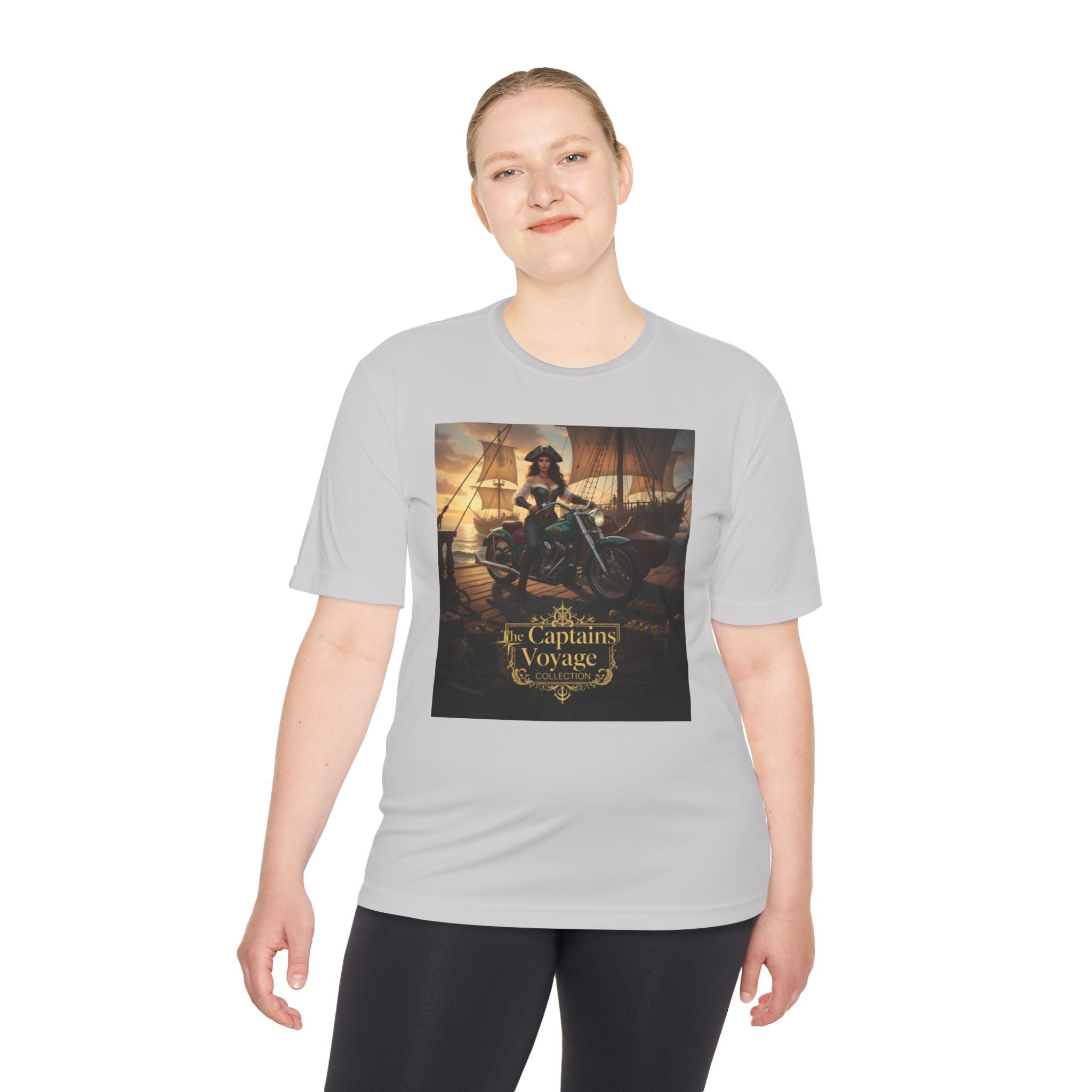 Captain's Voyage Graphic Tee – Nautical Pirate Ship T-Shirt