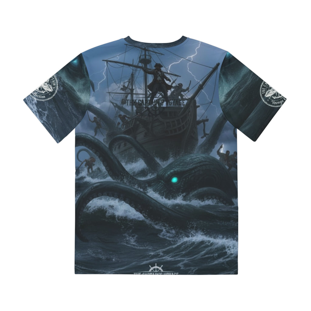 Pirate Kraken Tee — Stormy Sea Adventure All-Over Print Shirt