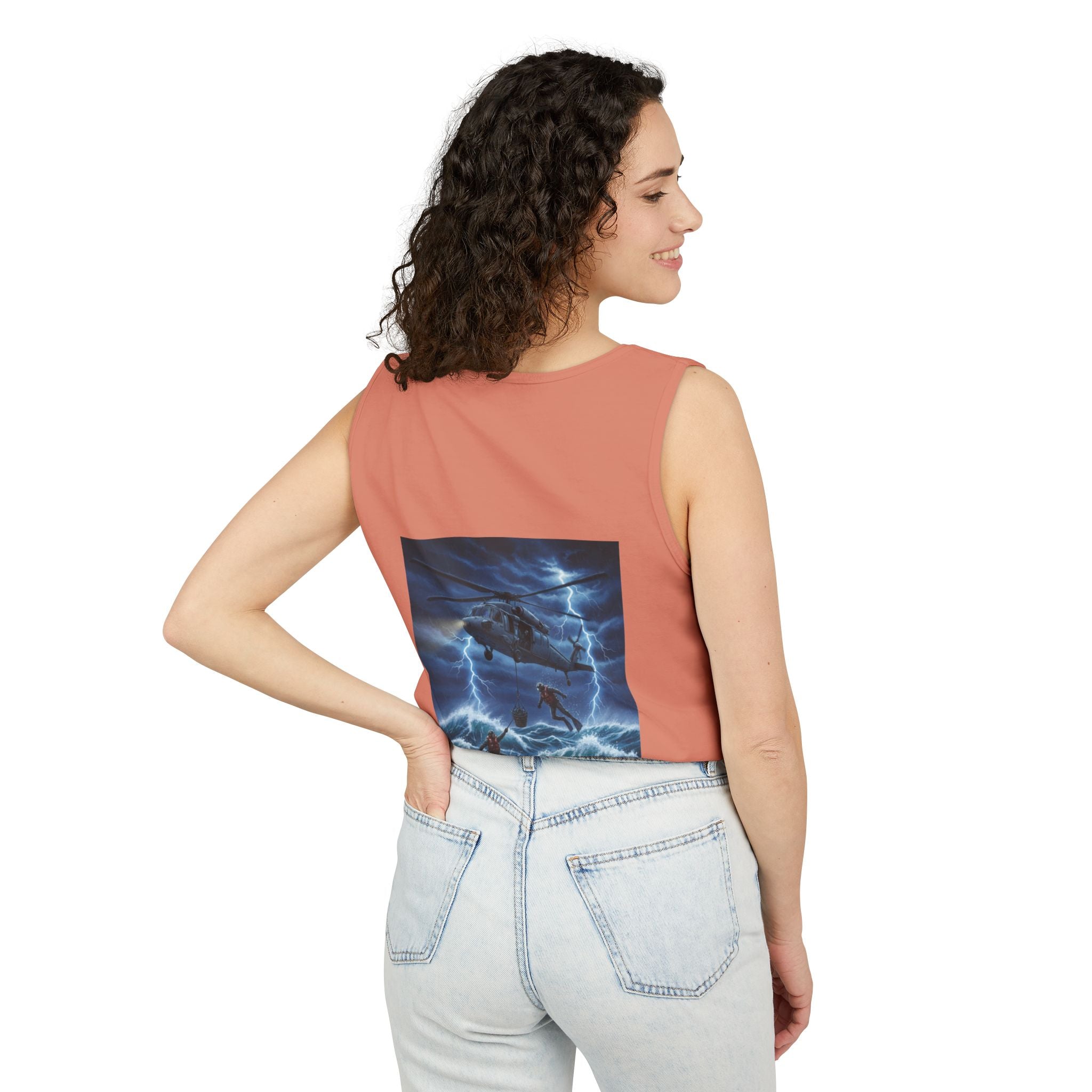 Navy SAR Tank Top — "We Know No Limits" Combat Rescue Swimmers