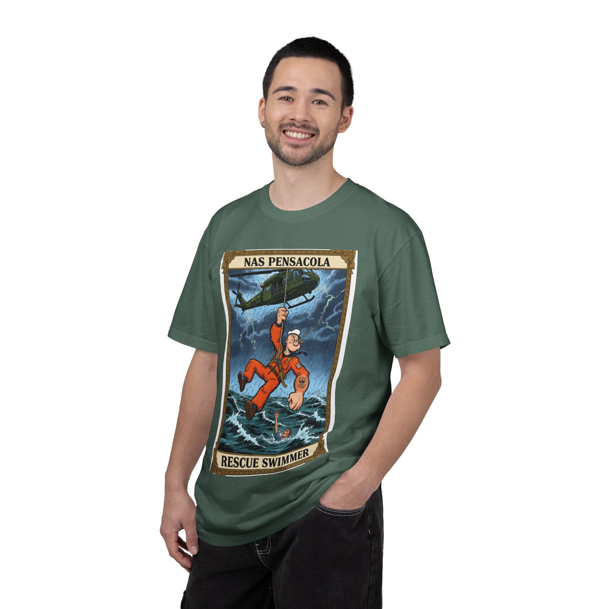 Rescue Swimmer T-Shirt – NAS Pensacola Vintage Lifesaver Tee