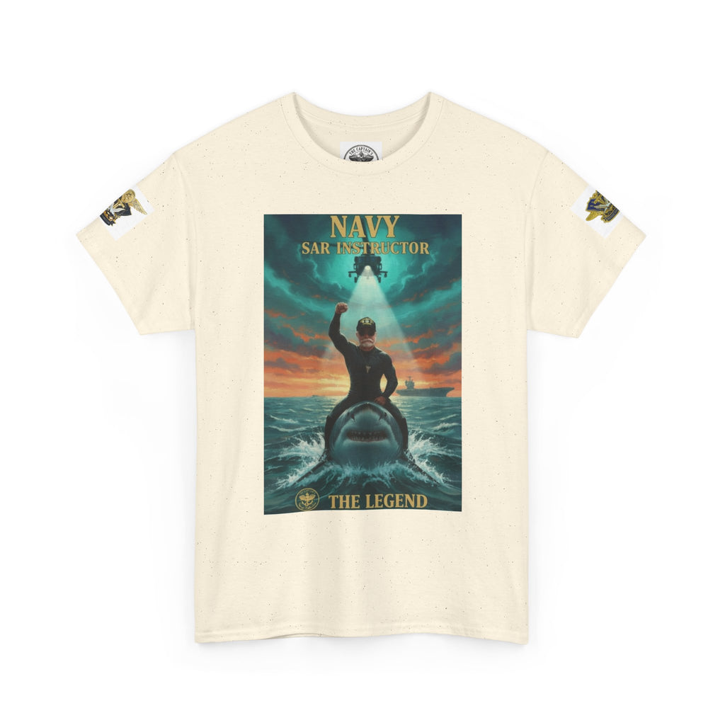 Navy SAR Helicopter Rescue Tee — "The Legend" Search & Rescue Tribute