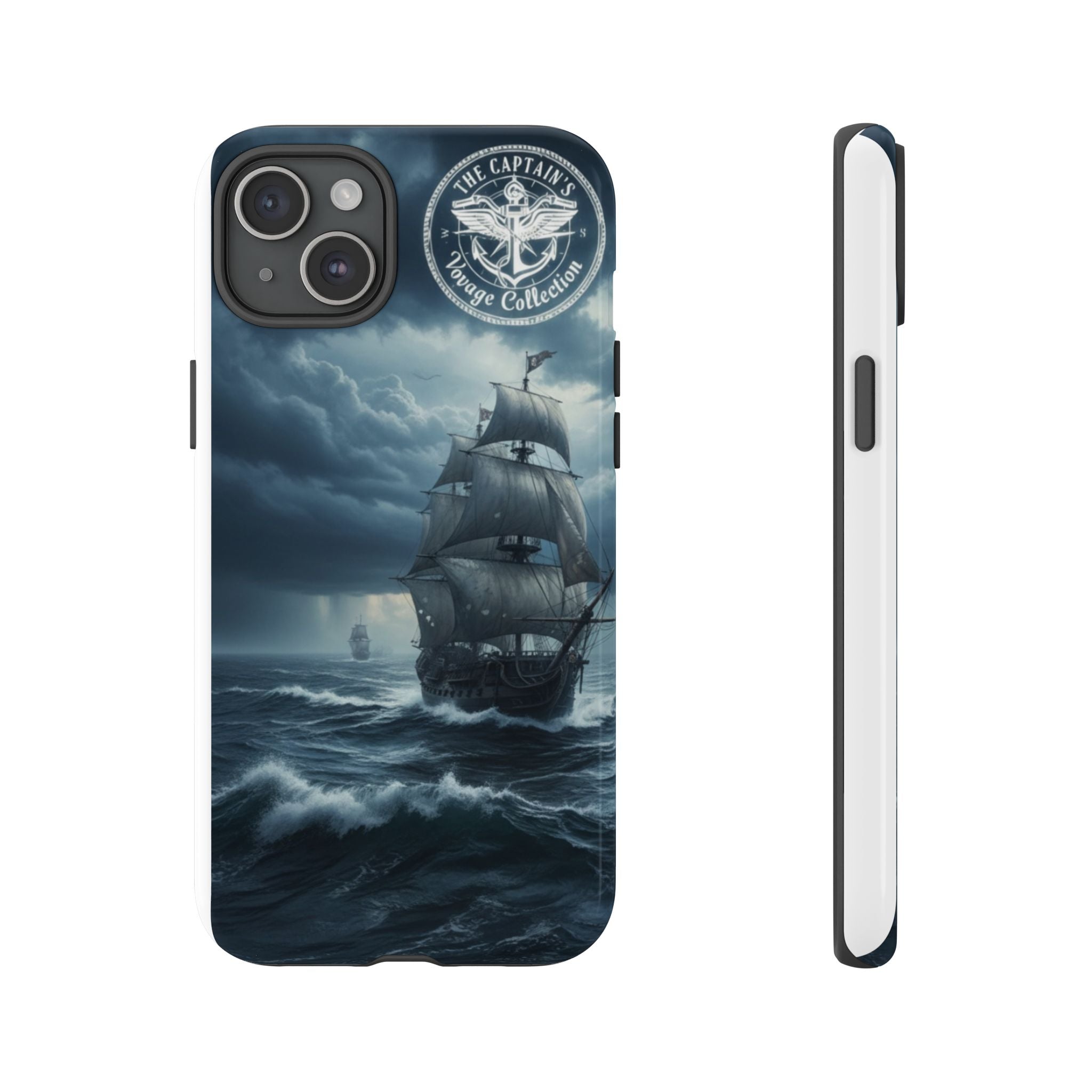 Stormy Seas Ship Phone Case – Nautical Pirate Sailing iPhone Cover